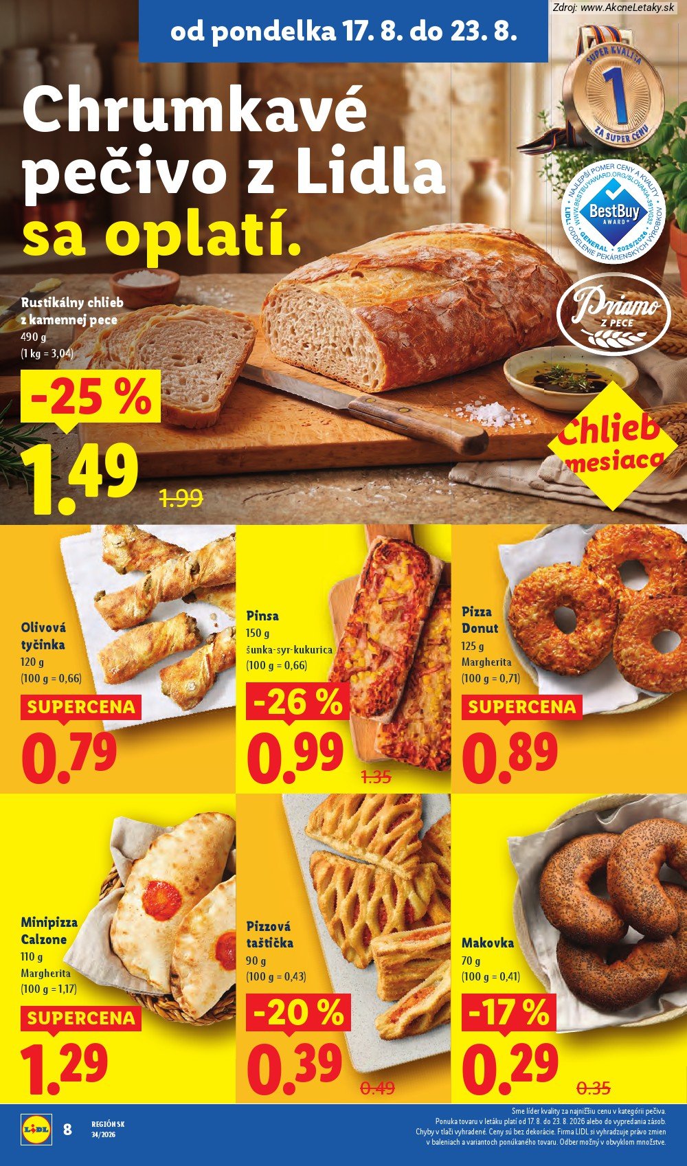 Leták Lidl (17. 8. - 23. 8. 2026) - strana 12 z 95