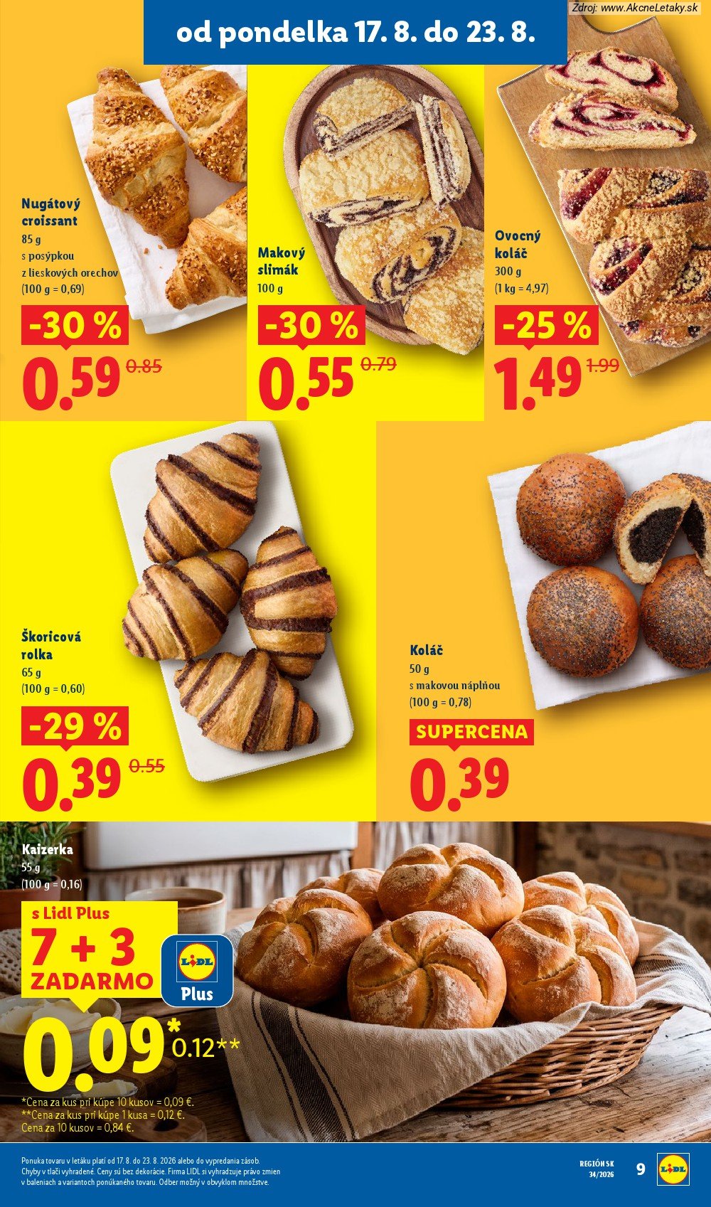 Leták Lidl (17. 8. - 23. 8. 2026) - strana 13 z 95