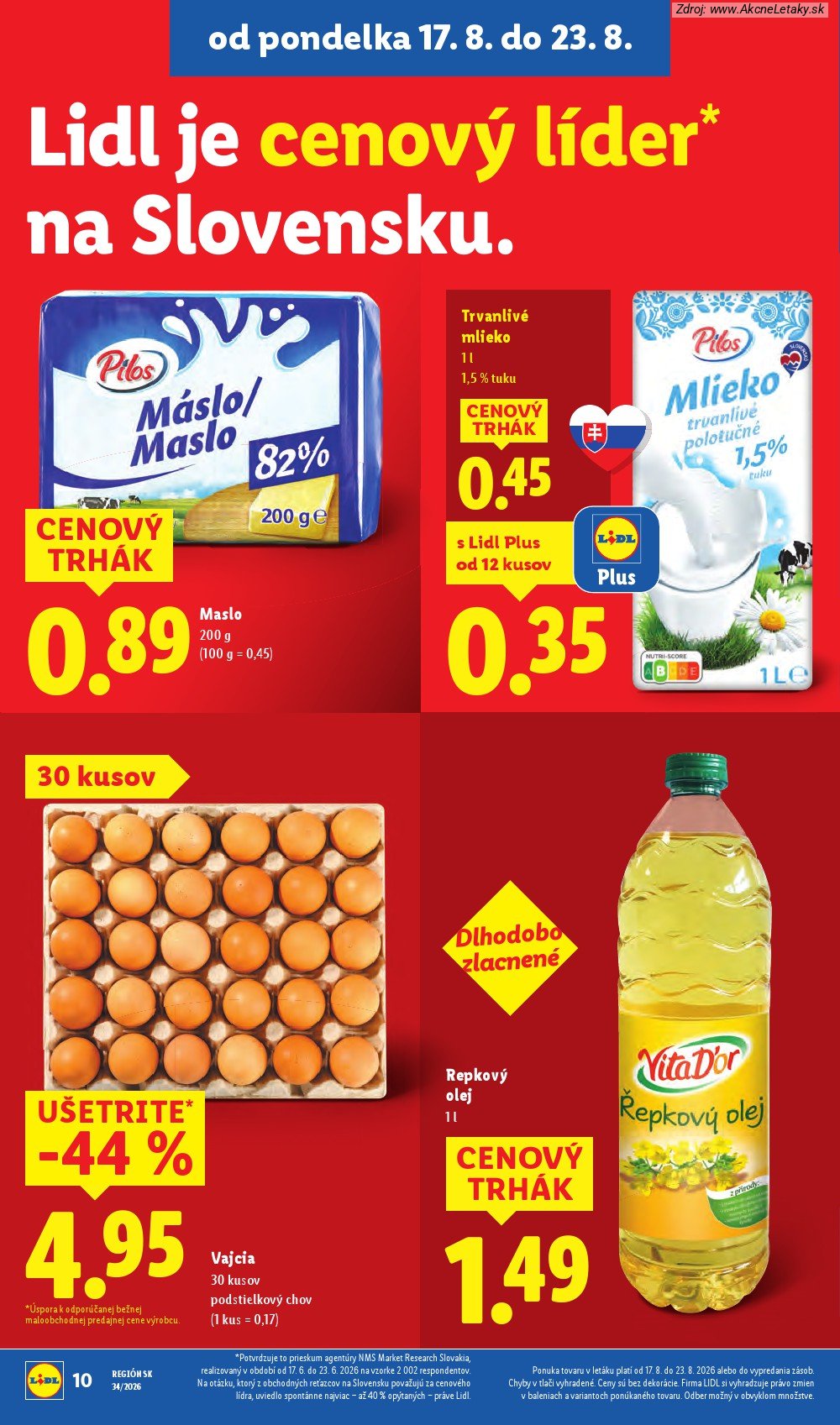 Leták Lidl (17. 8. - 23. 8. 2026) - strana 14 z 95