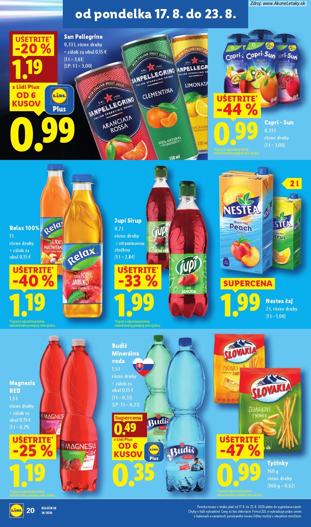 Leták Lidl (17. 8. - 23. 8. 2026) - strana 24 z 95