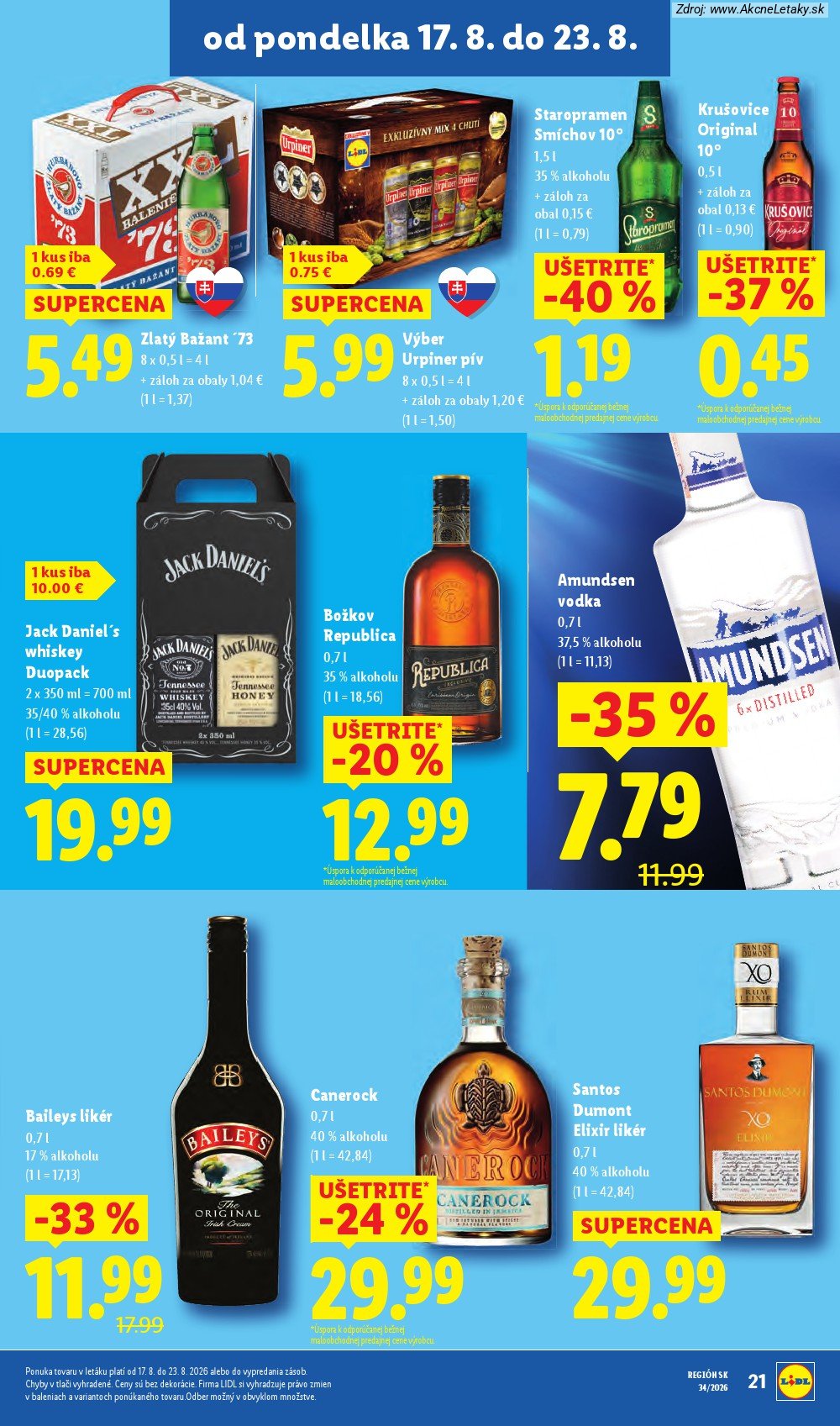 Leták Lidl (17. 8. - 23. 8. 2026) - strana 25 z 95