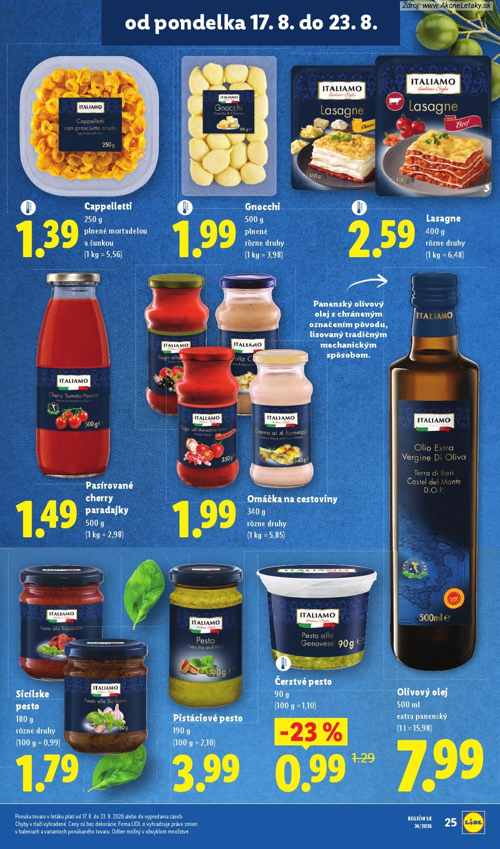 Leták Lidl (17. 8. - 23. 8. 2026) - strana 31 z 95