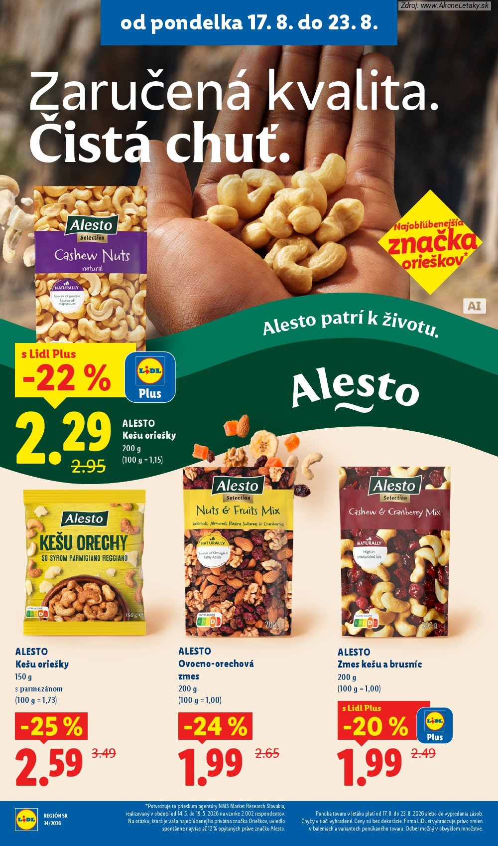 Leták Lidl (17. 8. - 23. 8. 2026) - strana 38 z 95