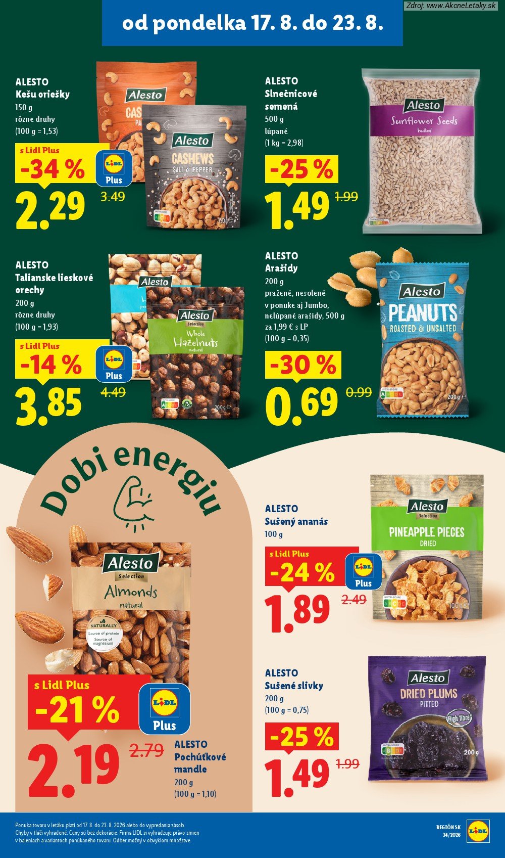 Leták Lidl (17. 8. - 23. 8. 2026) - strana 39 z 95