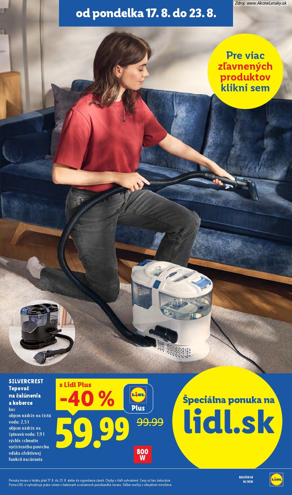 Leták Lidl (17. 8. - 23. 8. 2026) - strana 45 z 95