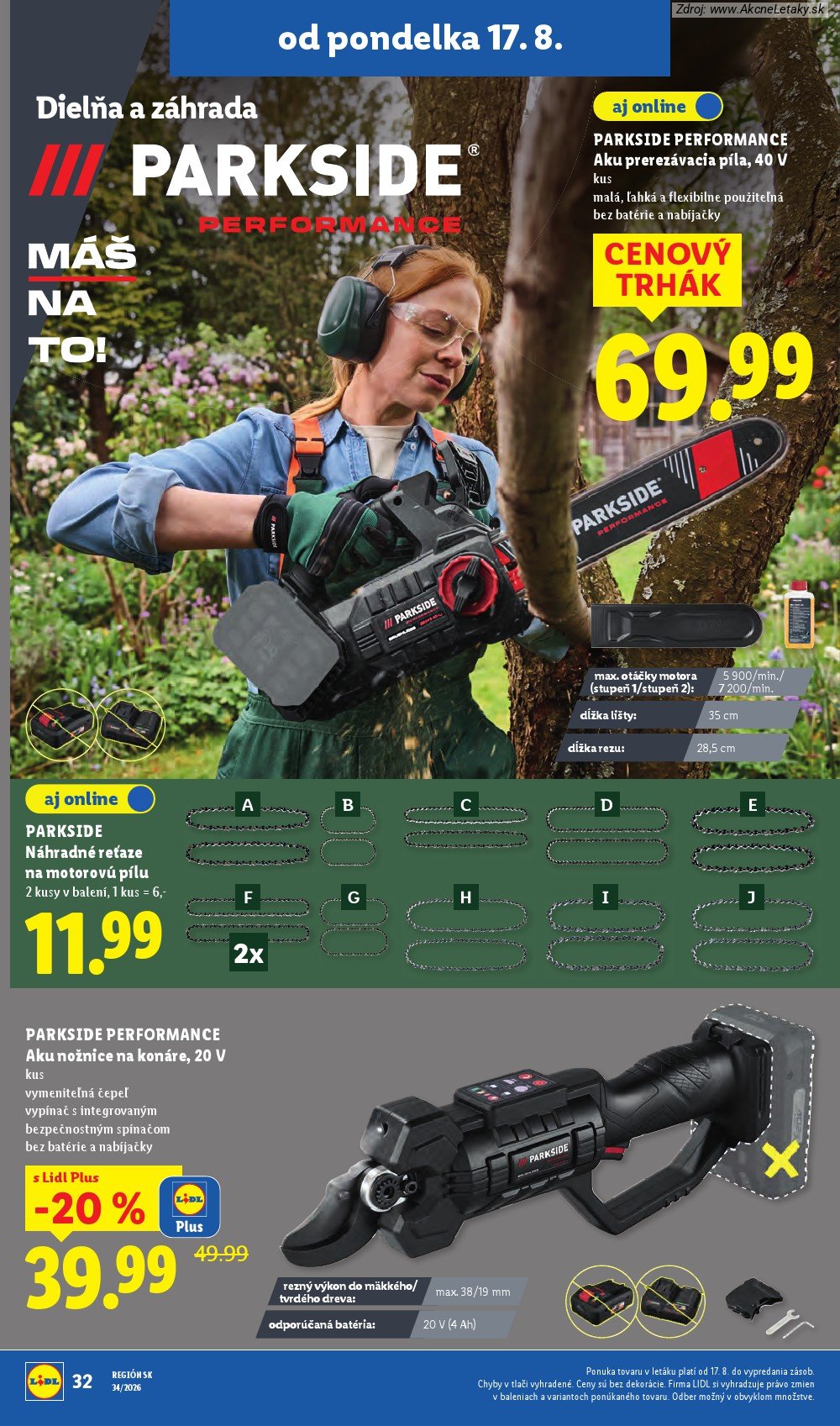 Leták Lidl (17. 8. - 23. 8. 2026) - strana 46 z 95