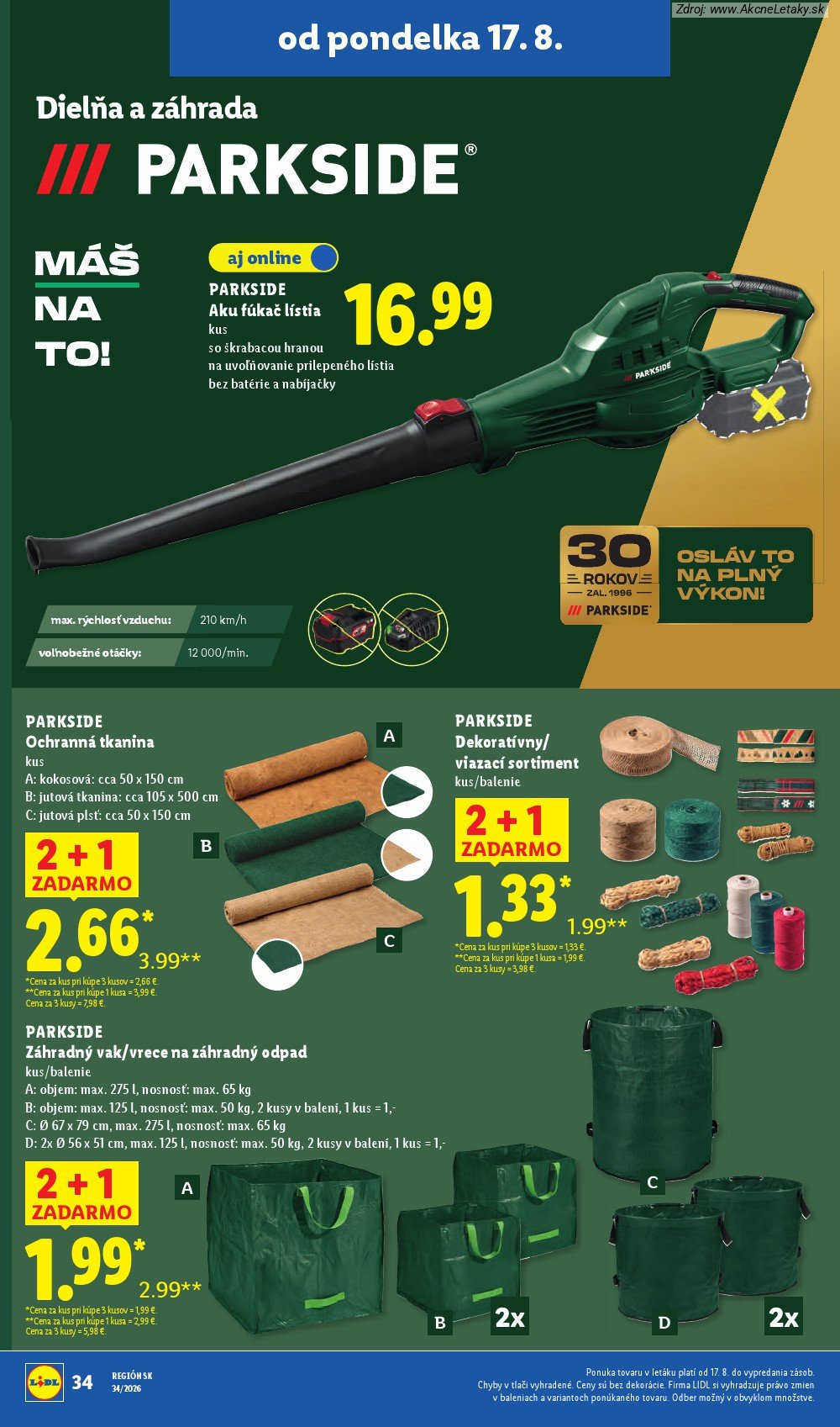 Leták Lidl (17. 8. - 23. 8. 2026) - strana 48 z 95
