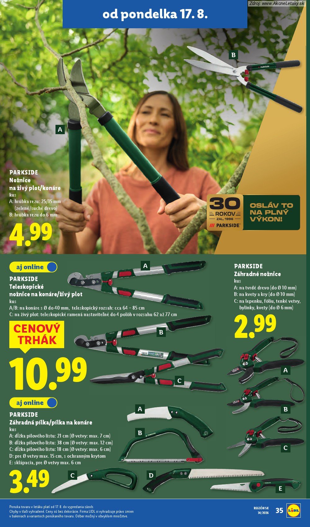 Leták Lidl (17. 8. - 23. 8. 2026) - strana 49 z 95