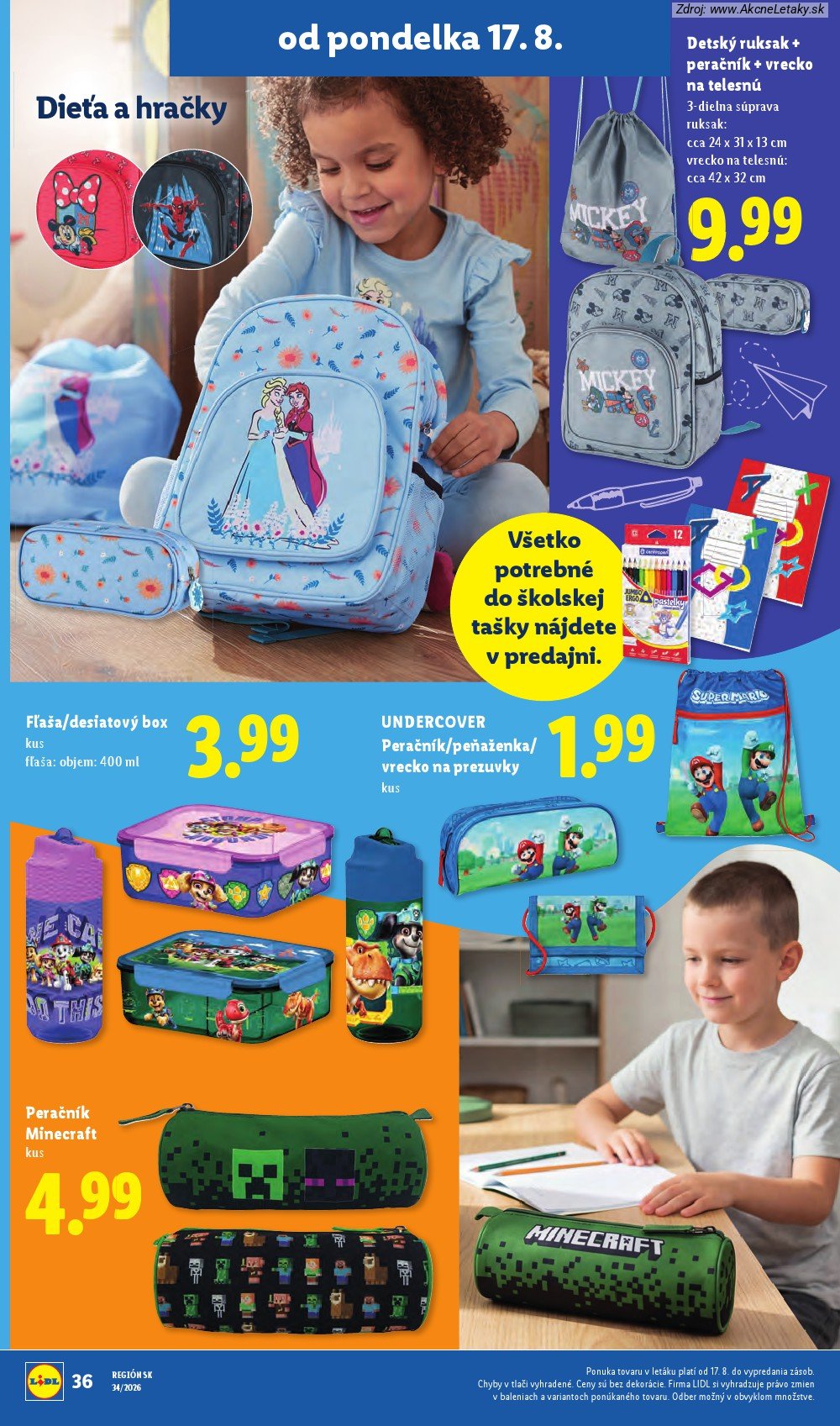 Leták Lidl (17. 8. - 23. 8. 2026) - strana 52 z 95