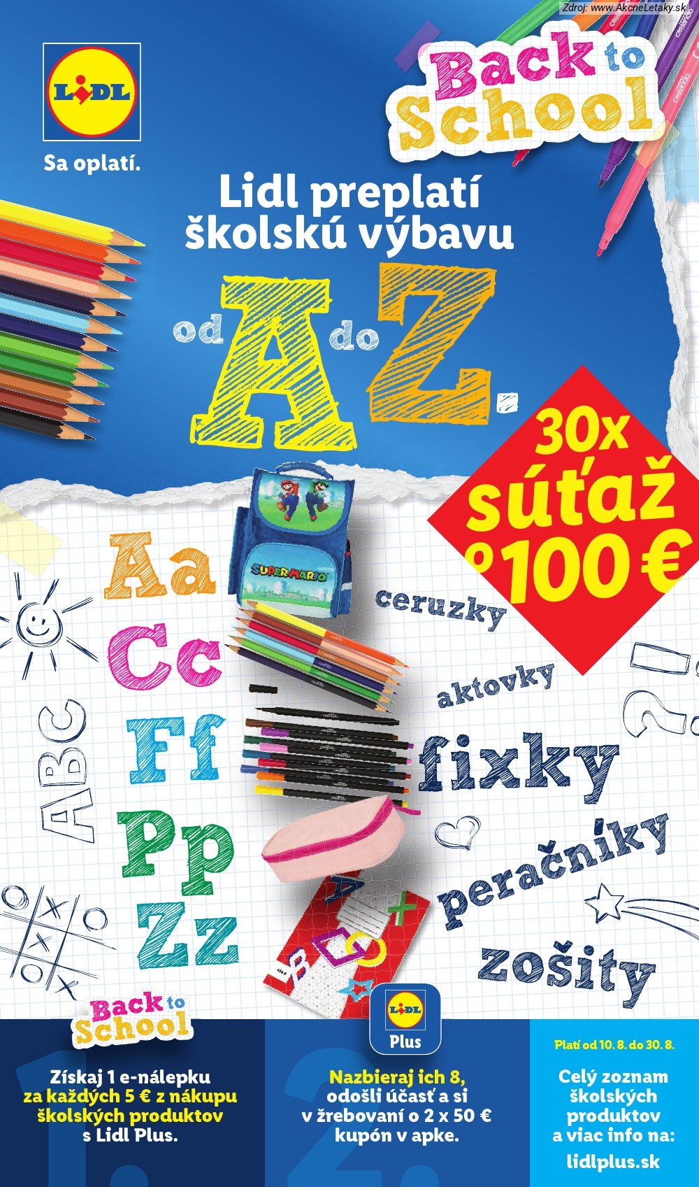 Leták Lidl (17. 8. - 23. 8. 2026) - strana 53 z 95