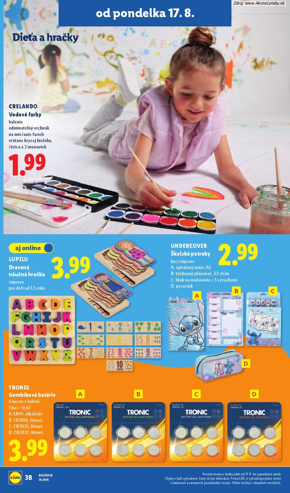 Leták Lidl (17. 8. - 23. 8. 2026) - strana 54 z 95