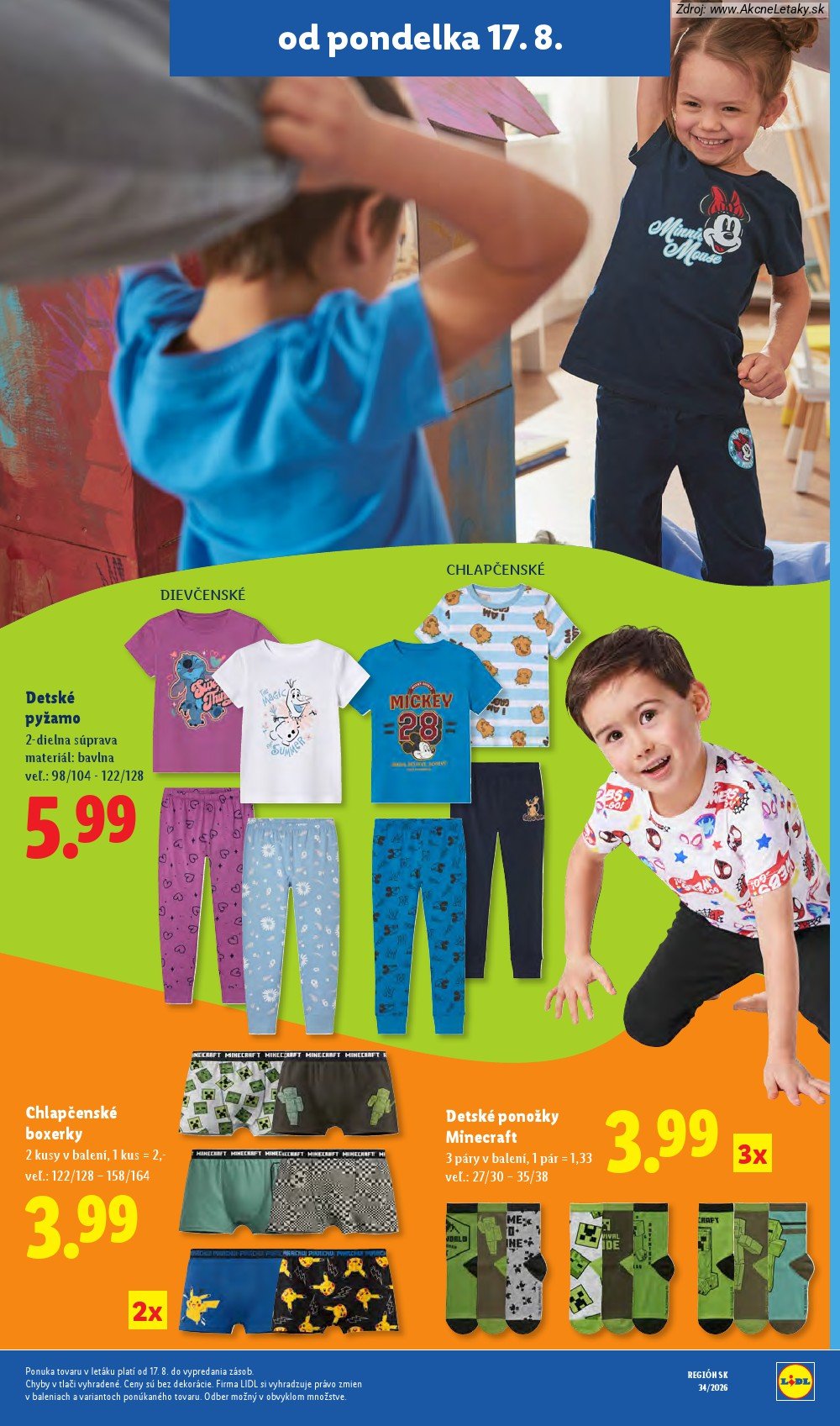 Leták Lidl (17. 8. - 23. 8. 2026) - strana 60 z 95