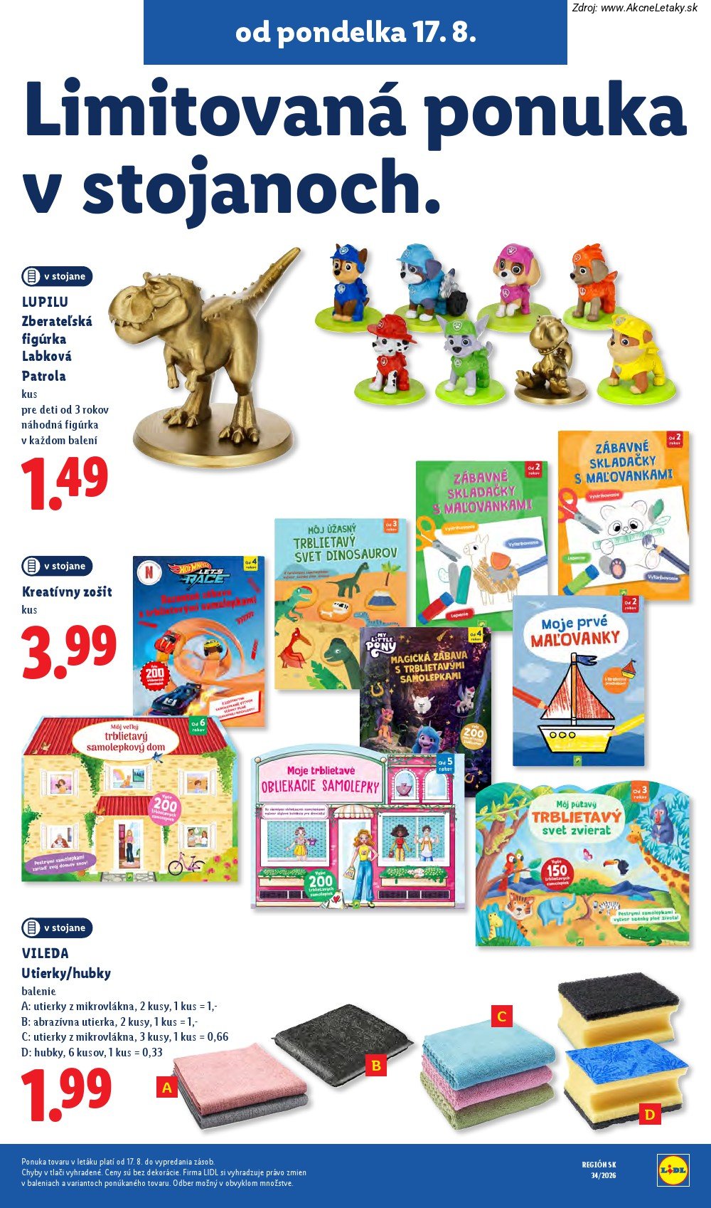 Leták Lidl (17. 8. - 23. 8. 2026) - strana 61 z 95