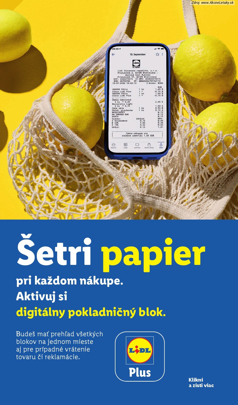 Leták Lidl (17. 8. - 23. 8. 2026) - strana 62 z 95