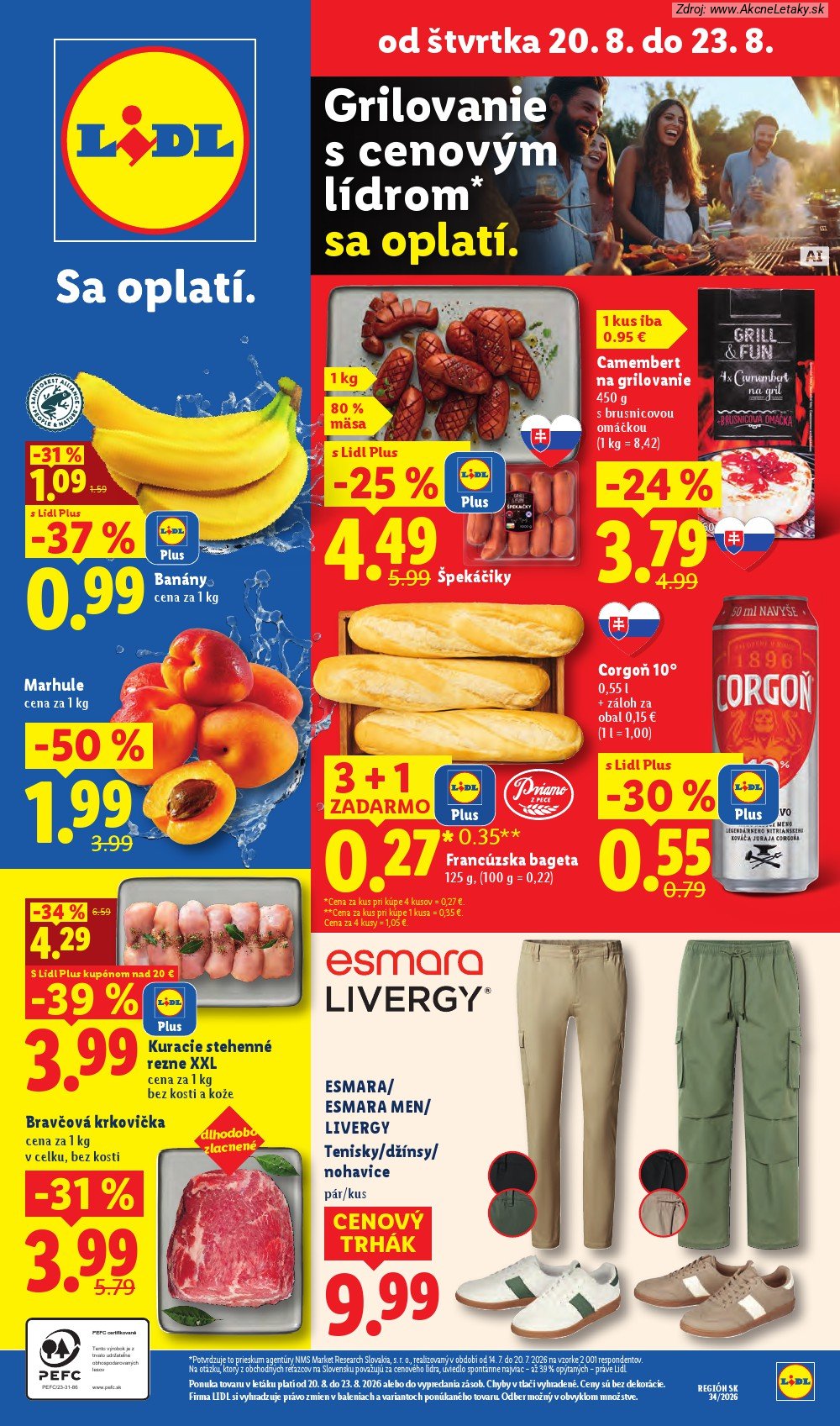 Leták Lidl (17. 8. - 23. 8. 2026) - strana 63 z 95
