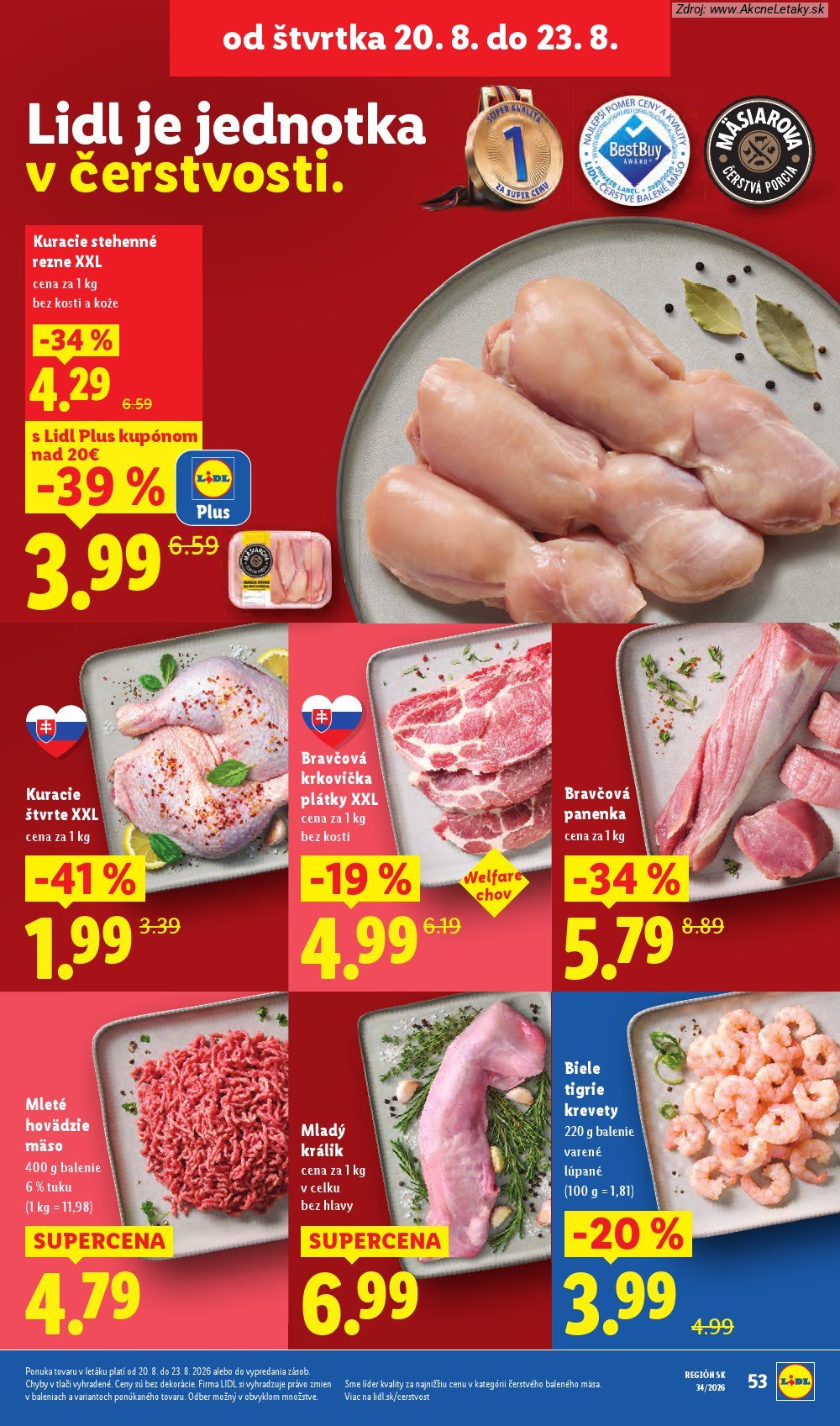 Leták Lidl (17. 8. - 23. 8. 2026) - strana 67 z 95