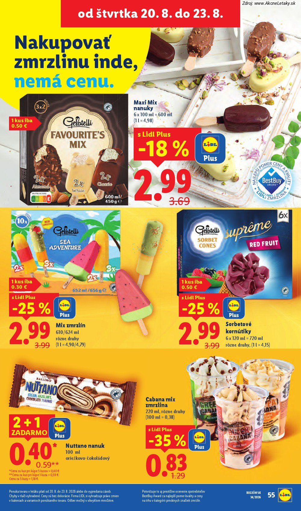 Leták Lidl (17. 8. - 23. 8. 2026) - strana 69 z 95
