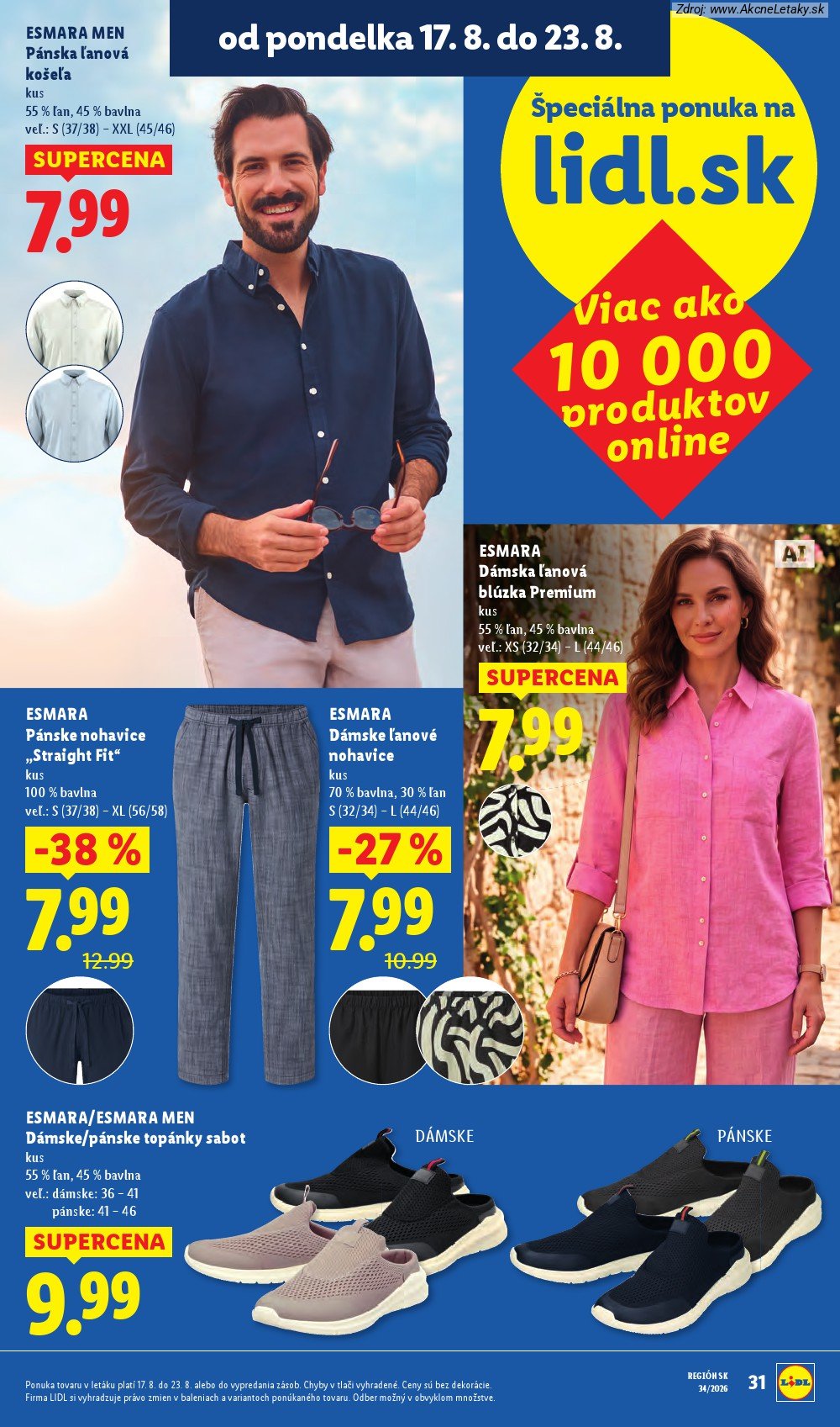 Leták Lidl (17. 8. - 23. 8. 2026) - strana 7 z 95