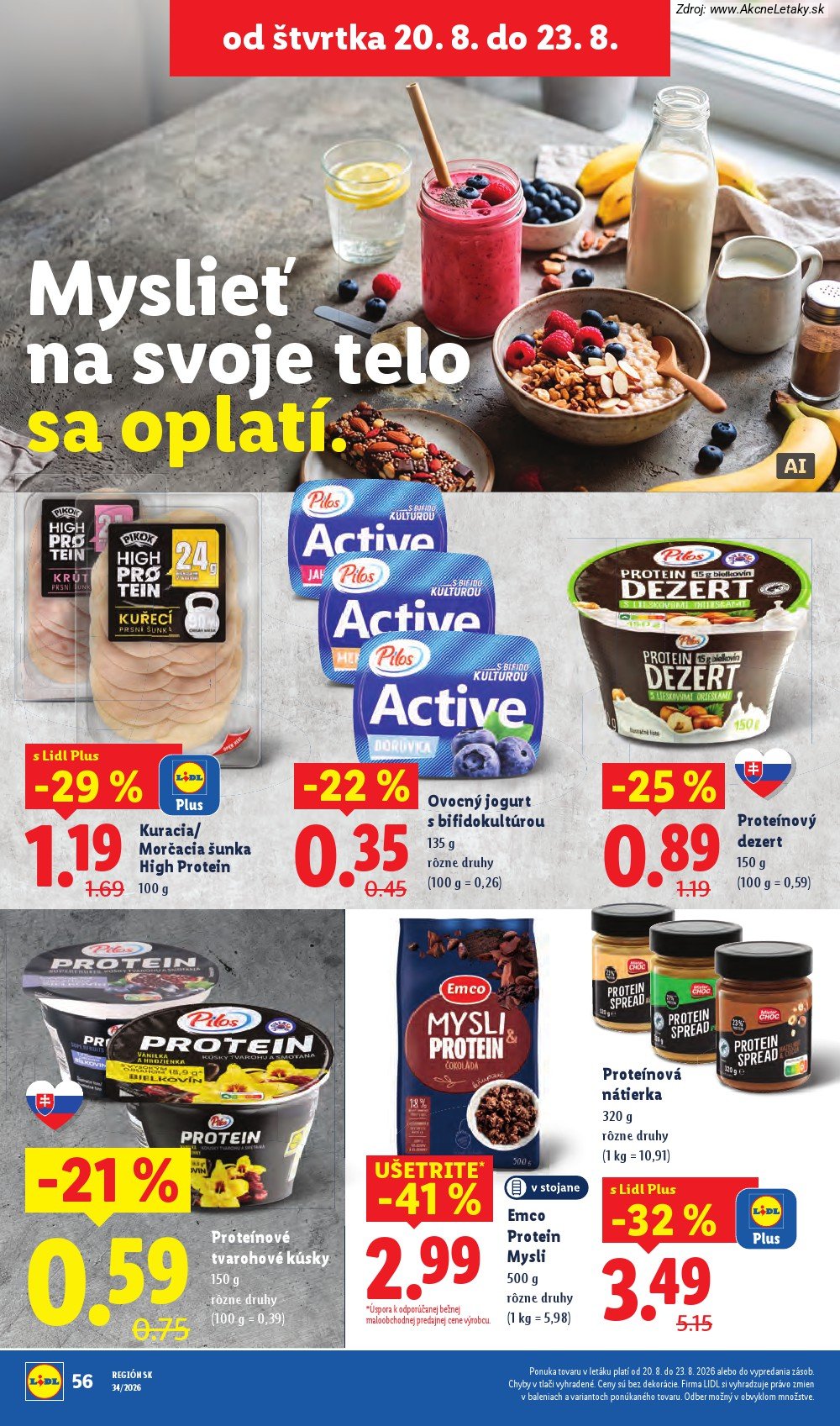 Leták Lidl (17. 8. - 23. 8. 2026) - strana 70 z 95