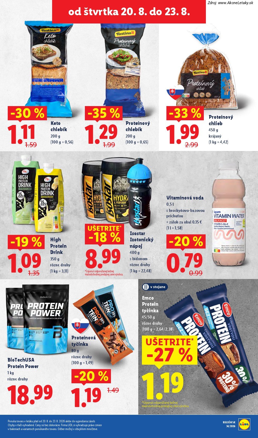 Leták Lidl (17. 8. - 23. 8. 2026) - strana 71 z 95