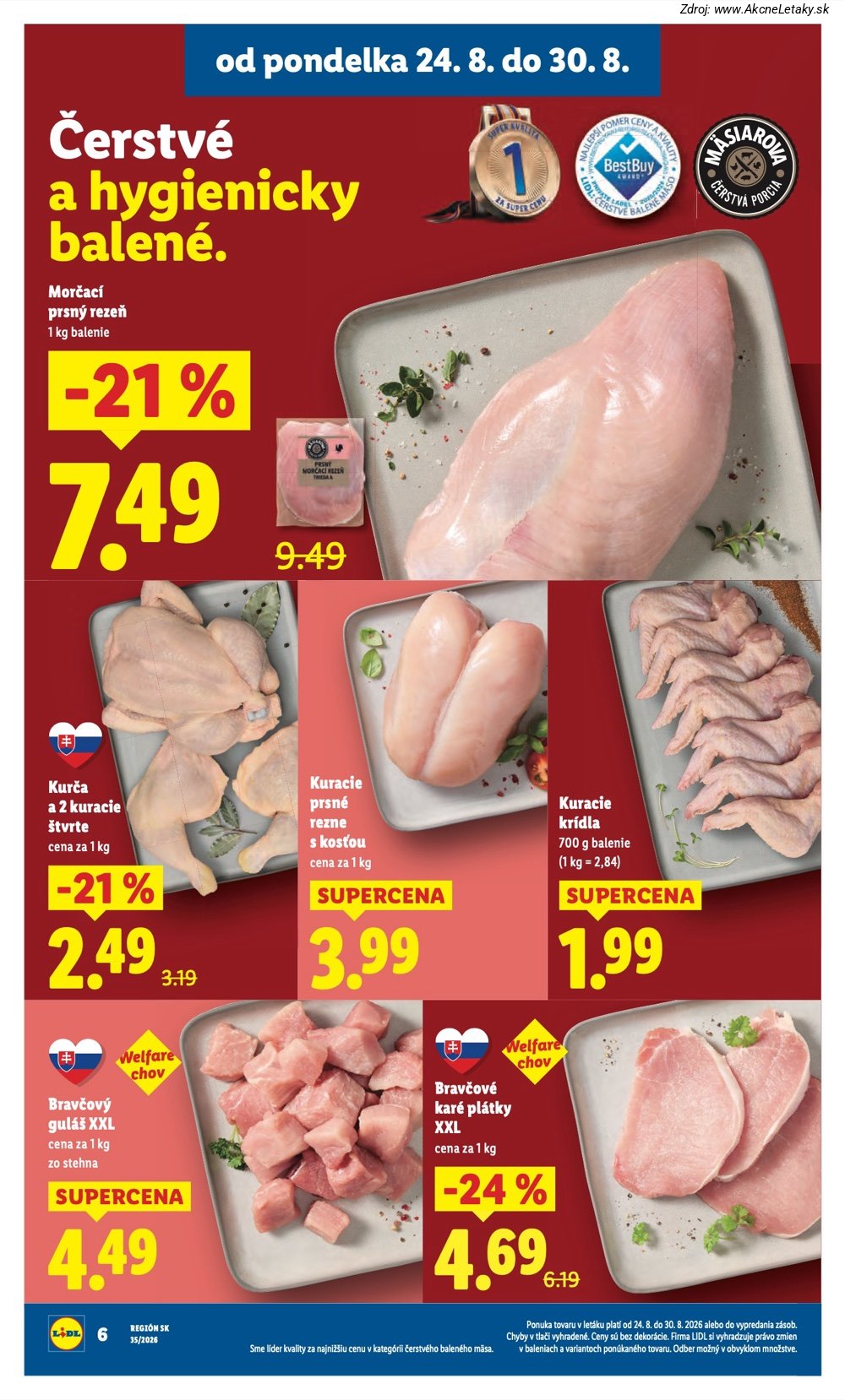 Leták Lidl (24. 8. - 30. 8. 2026) - strana 10 z 99