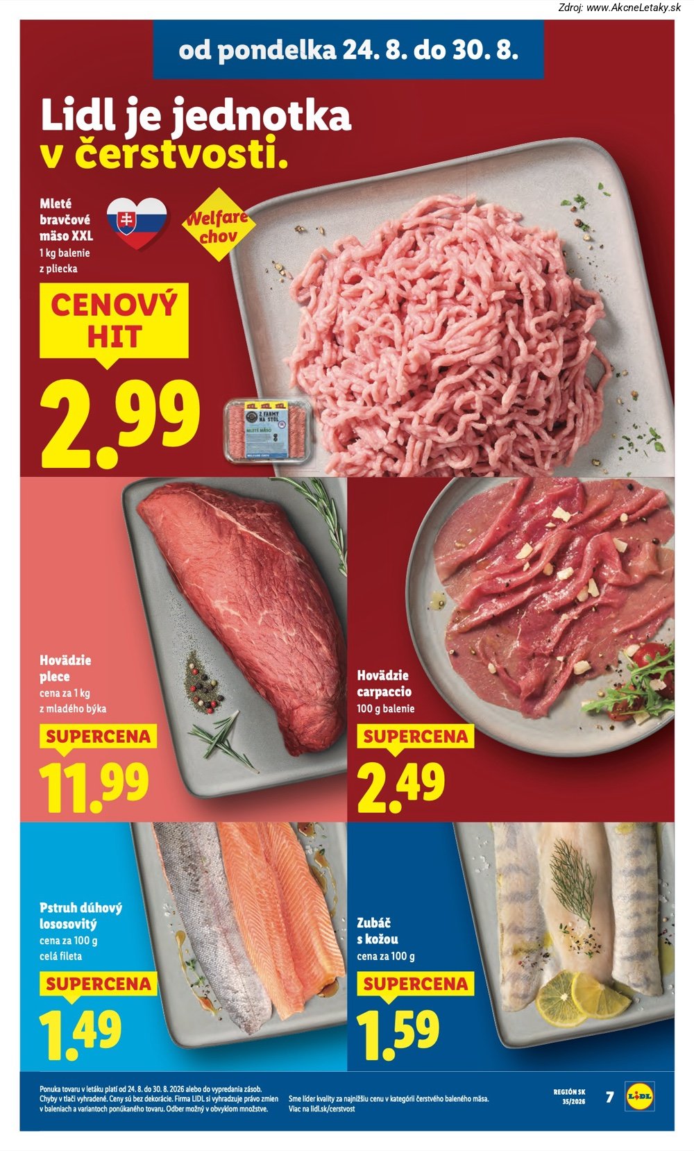 Leták Lidl (24. 8. - 30. 8. 2026) - strana 11 z 99