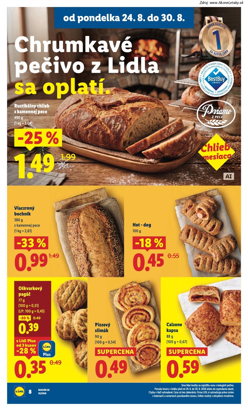 Leták Lidl (24. 8. - 30. 8. 2026) - strana 12 z 99