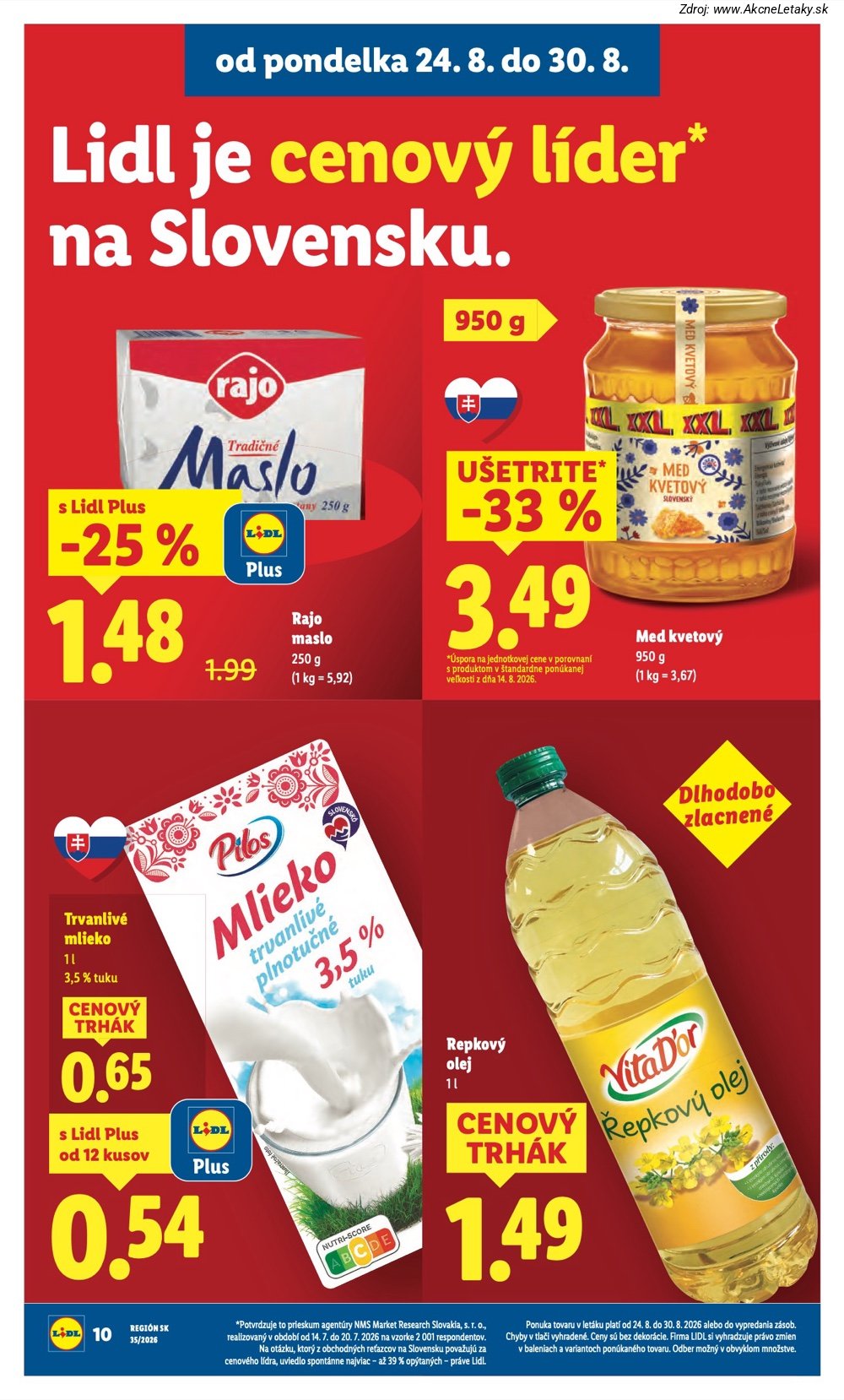 Leták Lidl (24. 8. - 30. 8. 2026) - strana 14 z 99