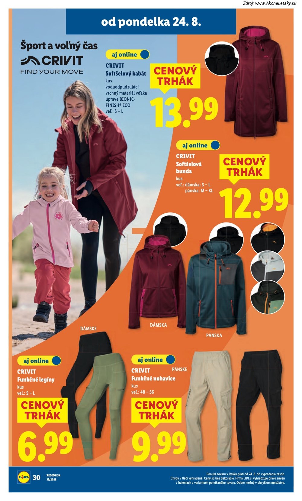 Leták Lidl (24. 8. - 30. 8. 2026) - strana 40 z 99
