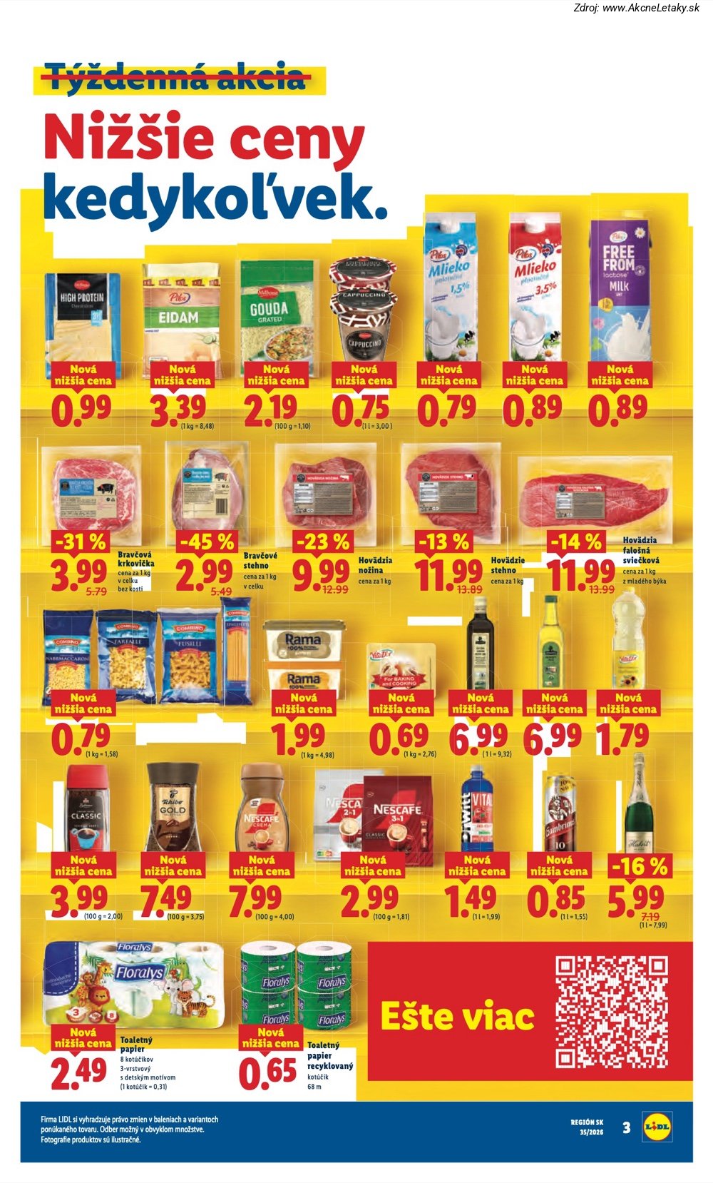 Leták Lidl (24. 8. - 30. 8. 2026) - strana 5 z 99