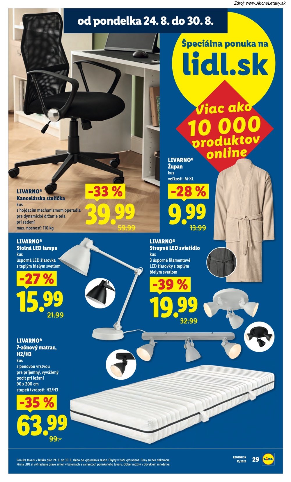 Leták Lidl (24. 8. - 30. 8. 2026) - strana 6 z 99
