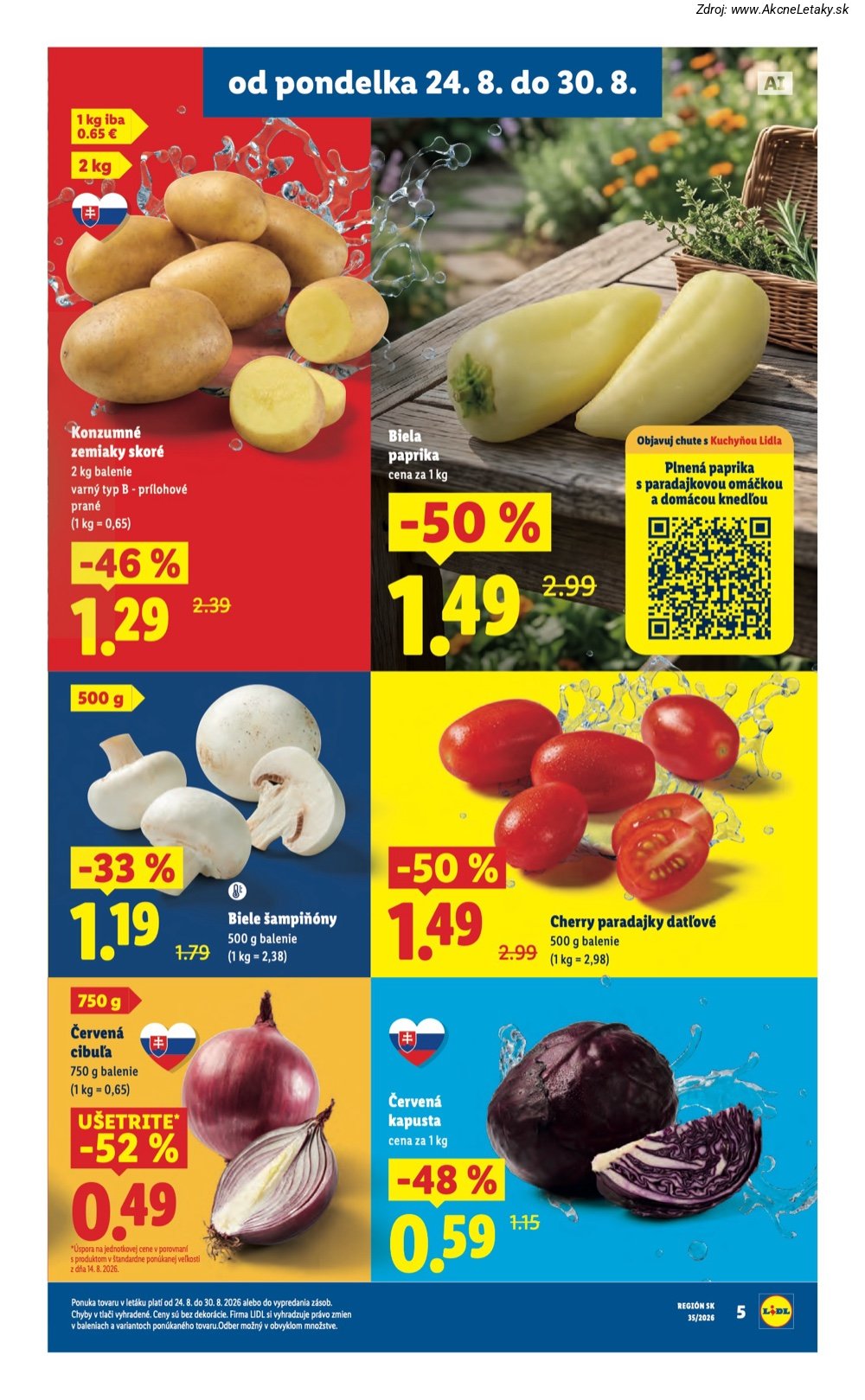 Leták Lidl (24. 8. - 30. 8. 2026) - strana 9 z 99
