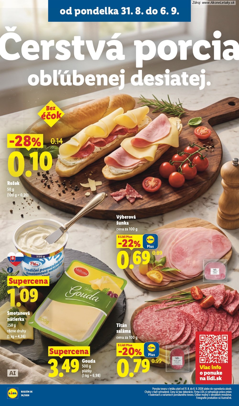 Leták Lidl (31. 8. - 6. 9. 2026) - strana 16 z 97