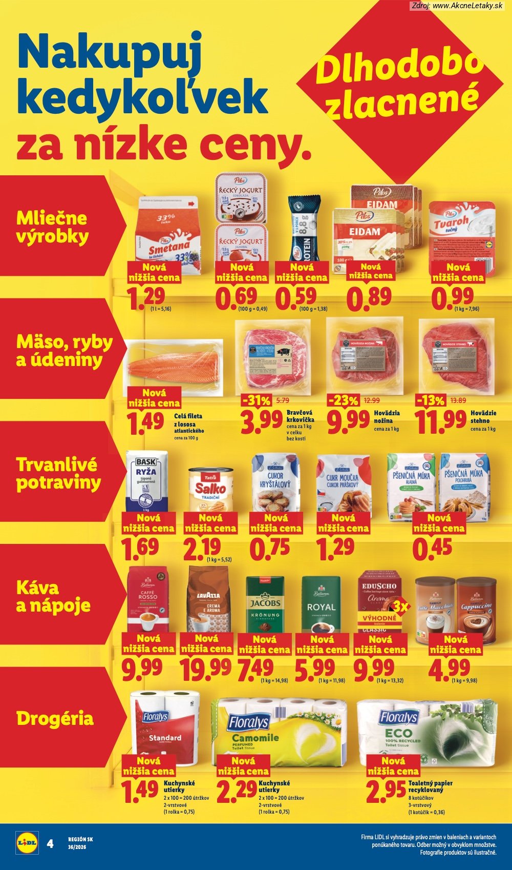Leták Lidl (31. 8. - 6. 9. 2026) - strana 2 z 97