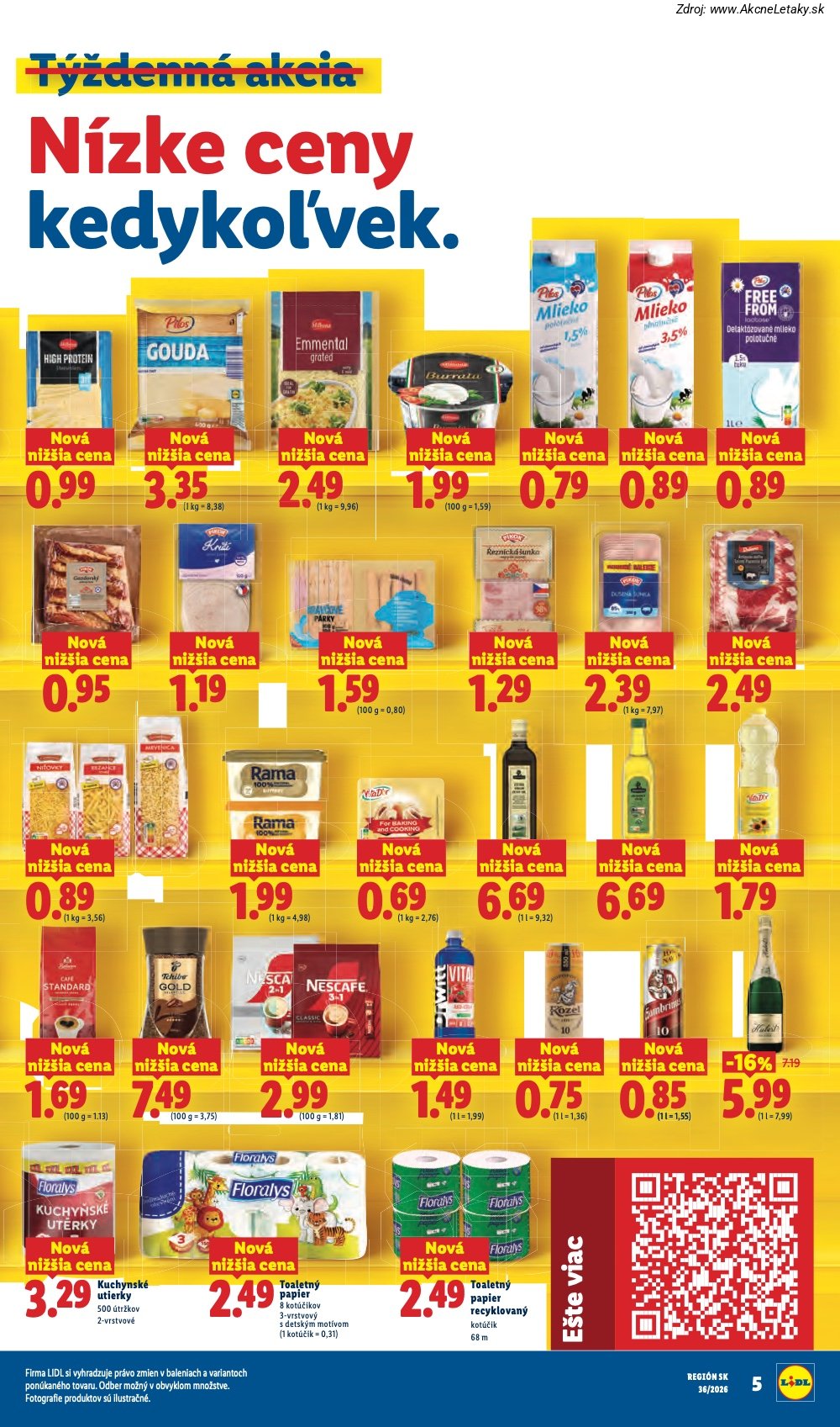Leták Lidl (31. 8. - 6. 9. 2026) - strana 3 z 97