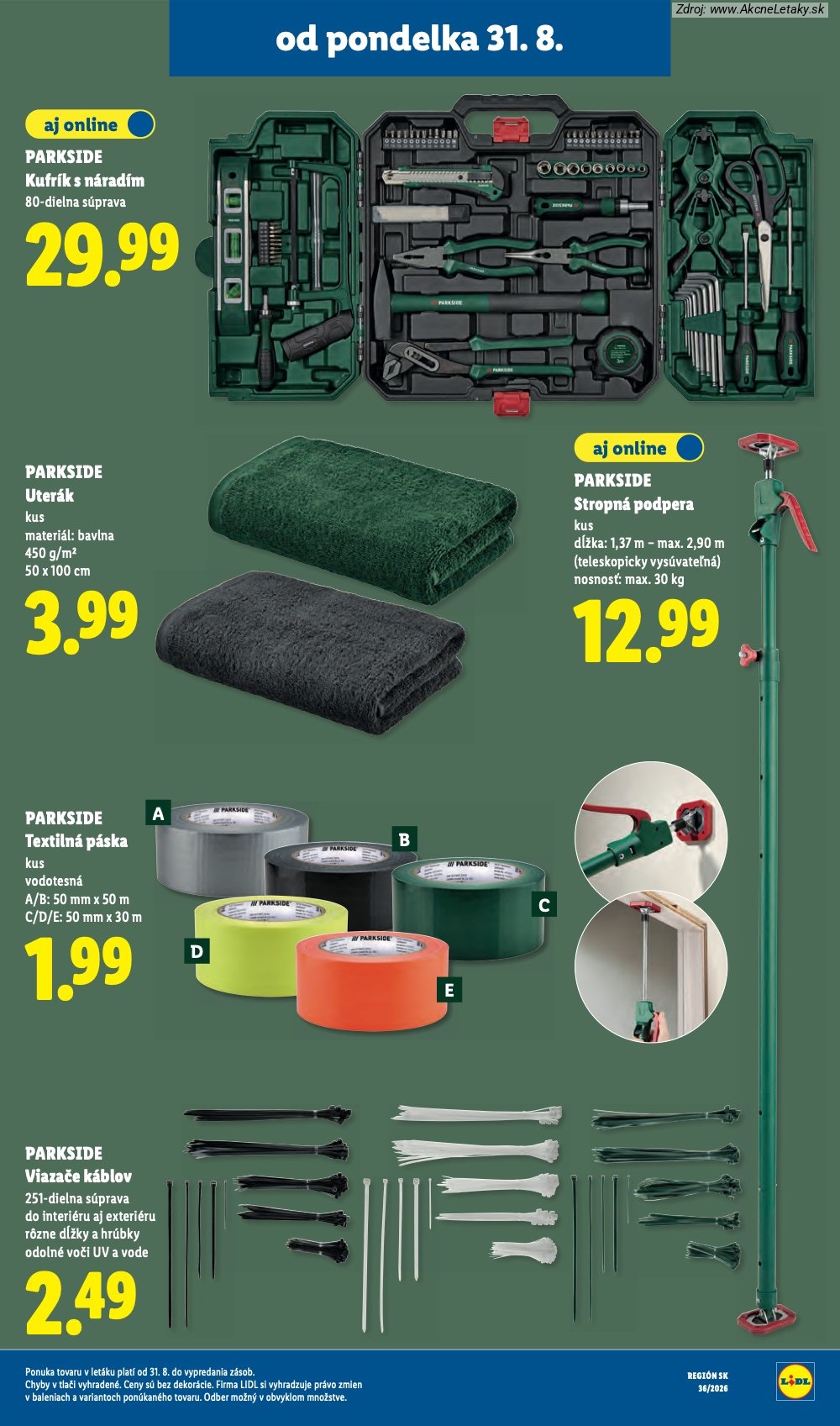 Leták Lidl (31. 8. - 6. 9. 2026) - strana 55 z 97