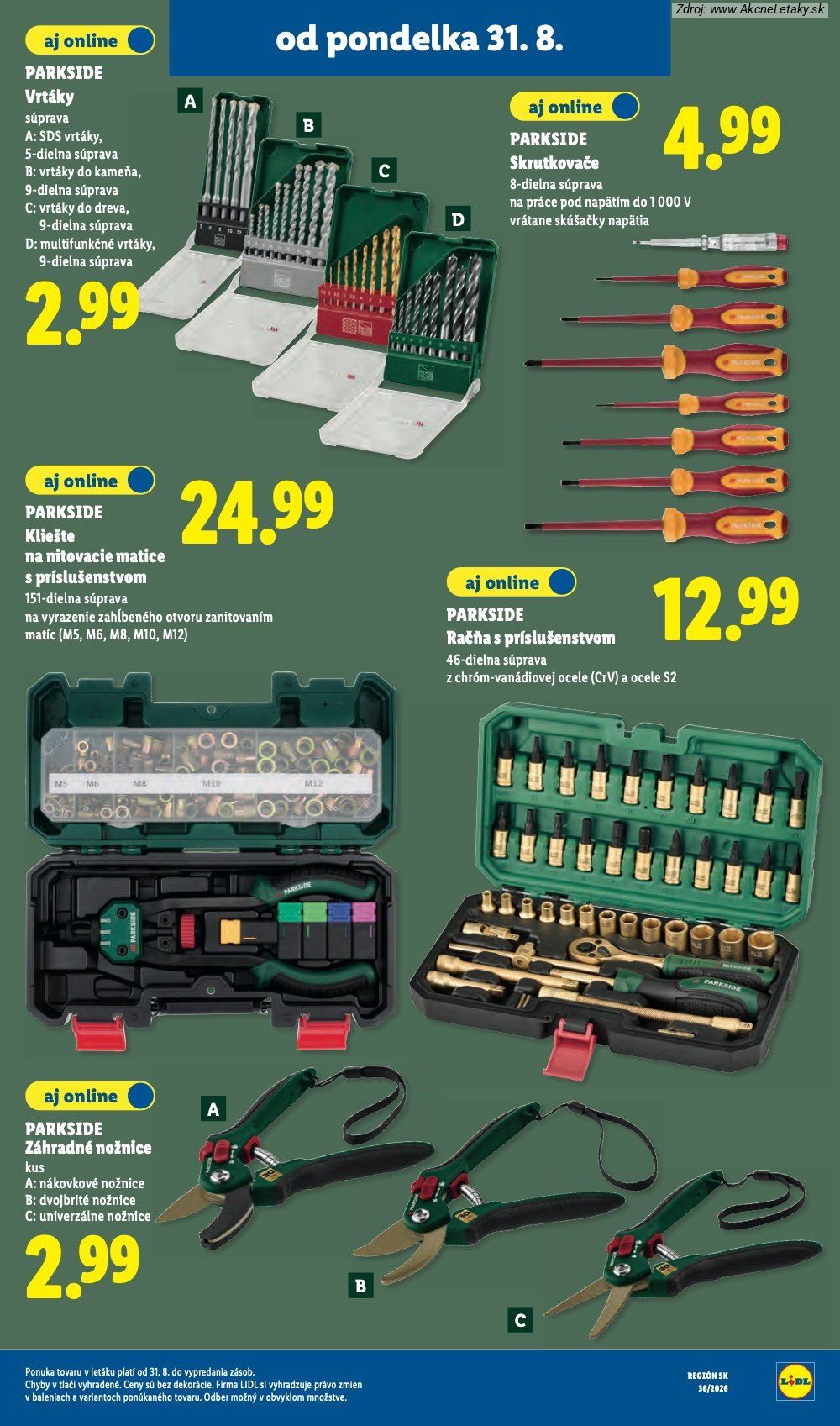 Leták Lidl (31. 8. - 6. 9. 2026) - strana 56 z 97