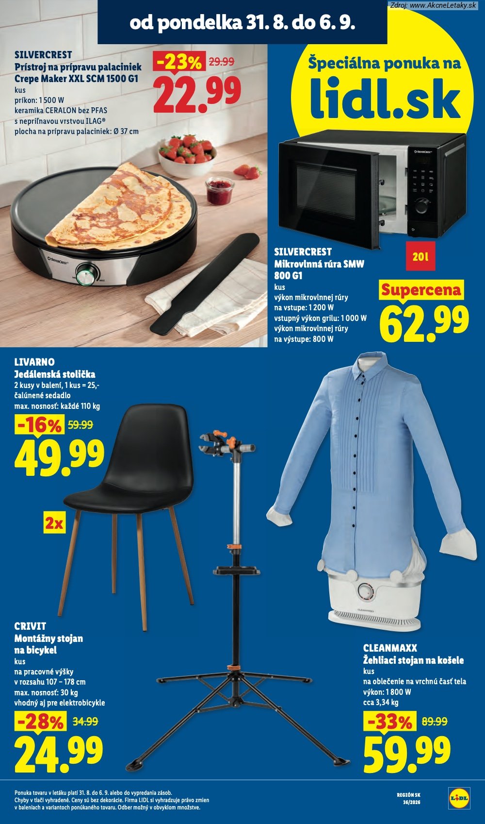 Leták Lidl (31. 8. - 6. 9. 2026) - strana 6 z 97
