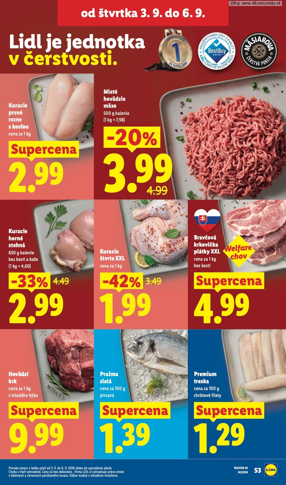 Leták Lidl (31. 8. - 6. 9. 2026) - strana 71 z 97