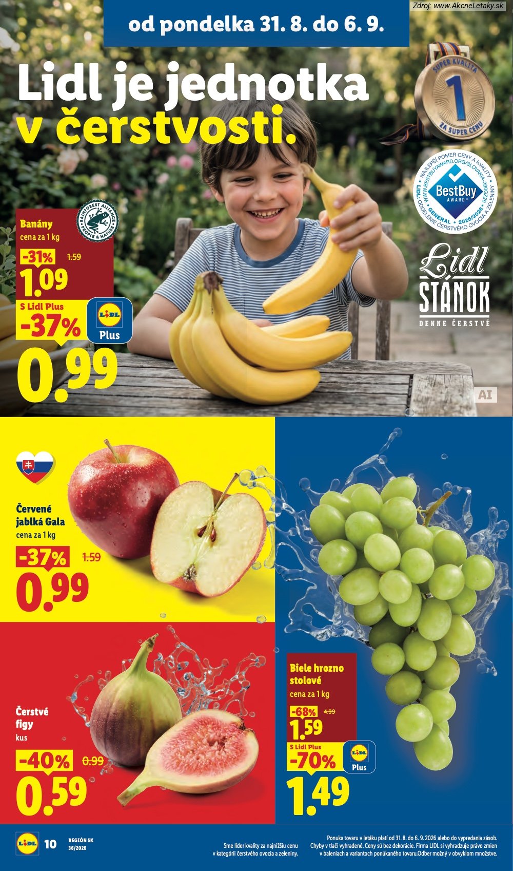 Leták Lidl (31. 8. - 6. 9. 2026) - strana 8 z 97