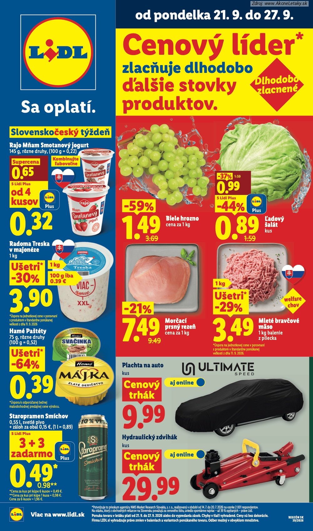 Leták Lidl - strana 1
