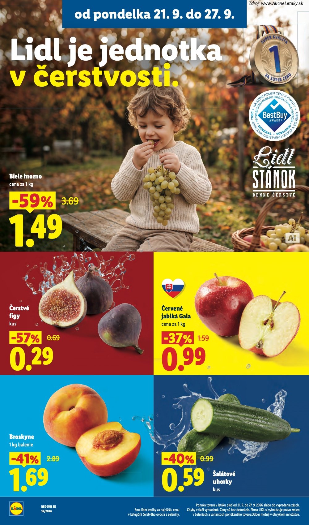 Leták Lidl (21. 9. - 27. 9. 2026) - strana 20 z 102