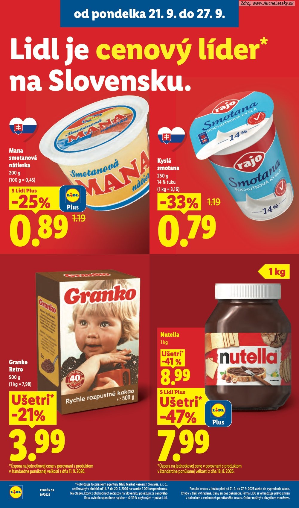 Leták Lidl (21. 9. - 27. 9. 2026) - strana 24 z 102