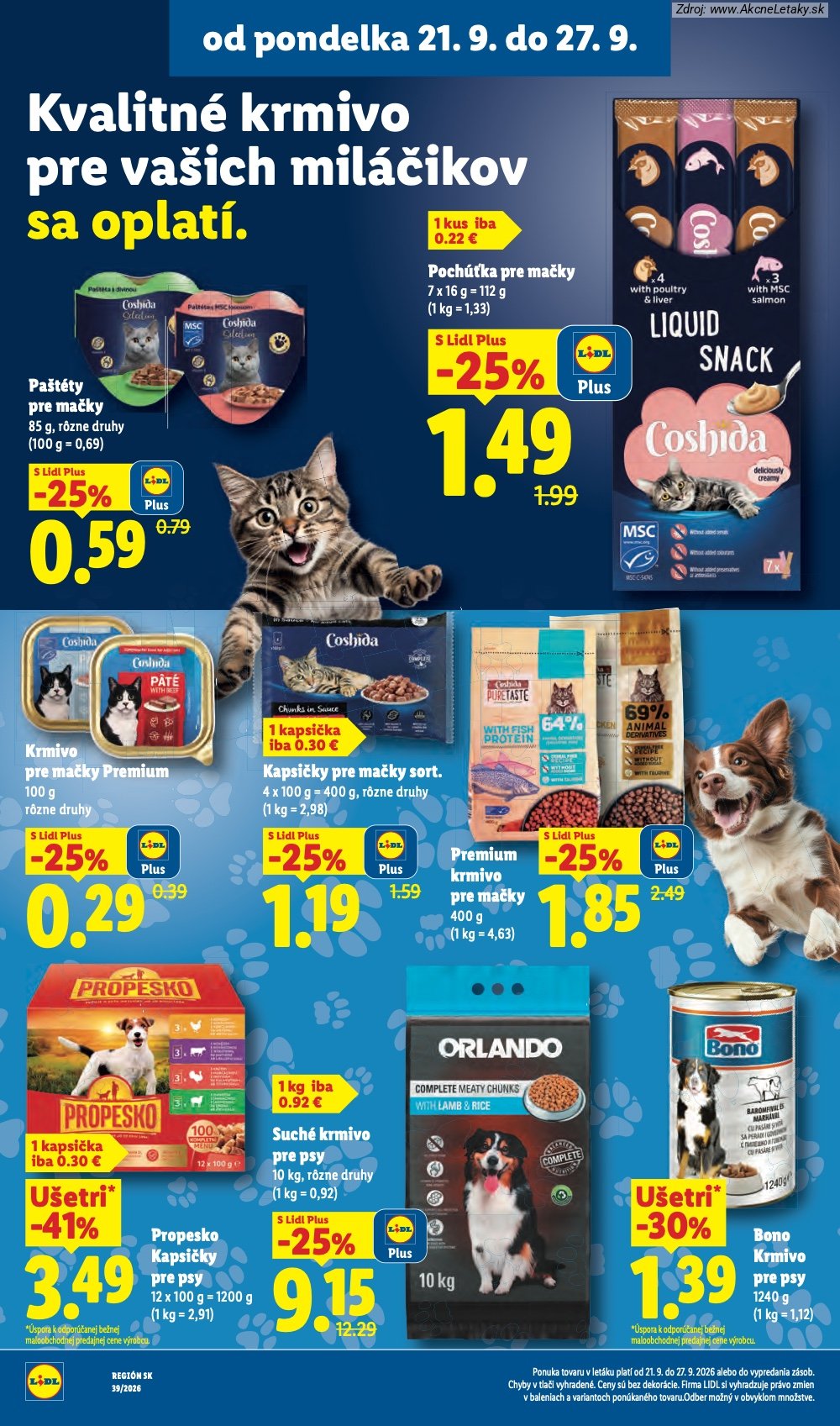 Leták Lidl (21. 9. - 27. 9. 2026) - strana 46 z 102