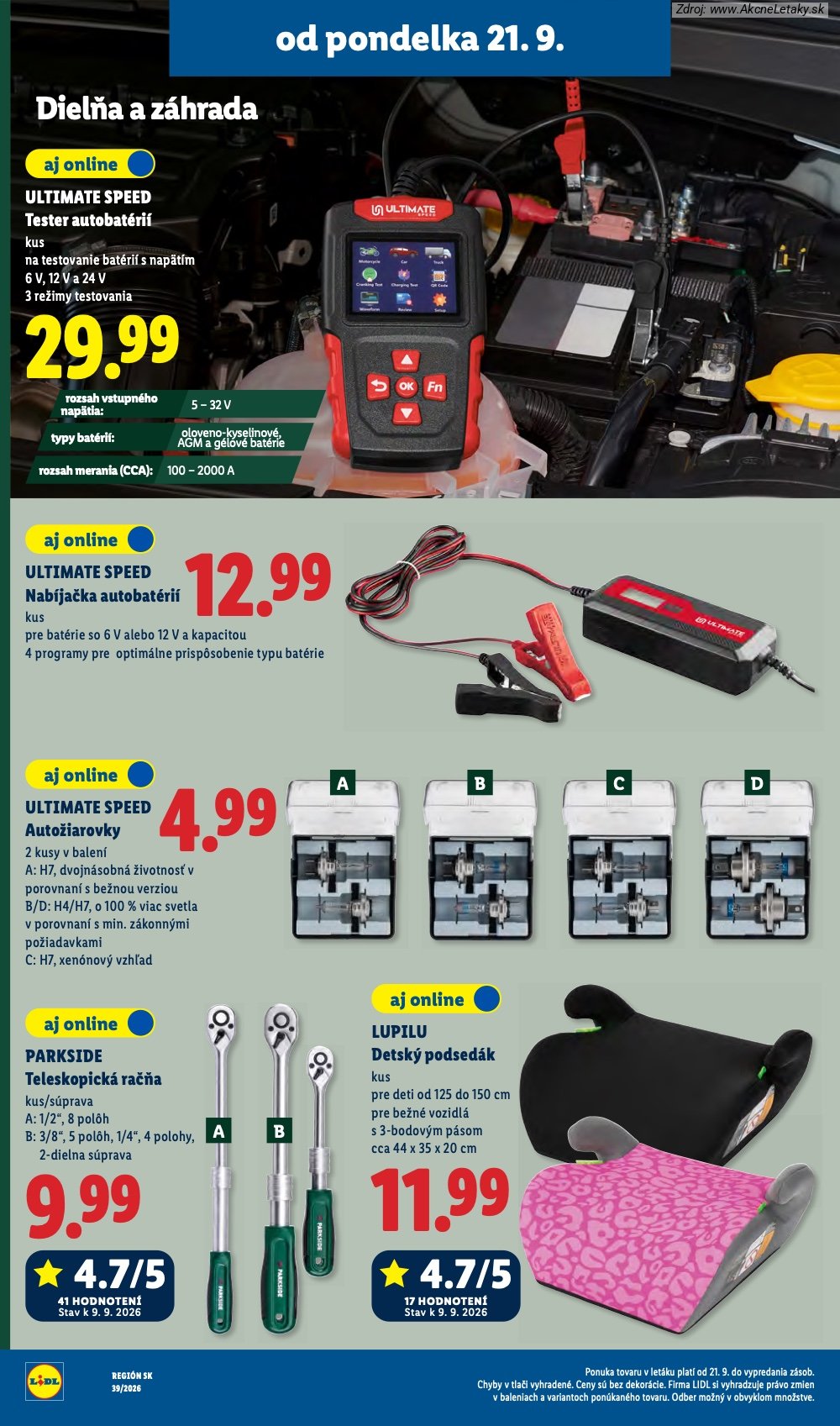 Leták Lidl (21. 9. - 27. 9. 2026) - strana 55 z 102