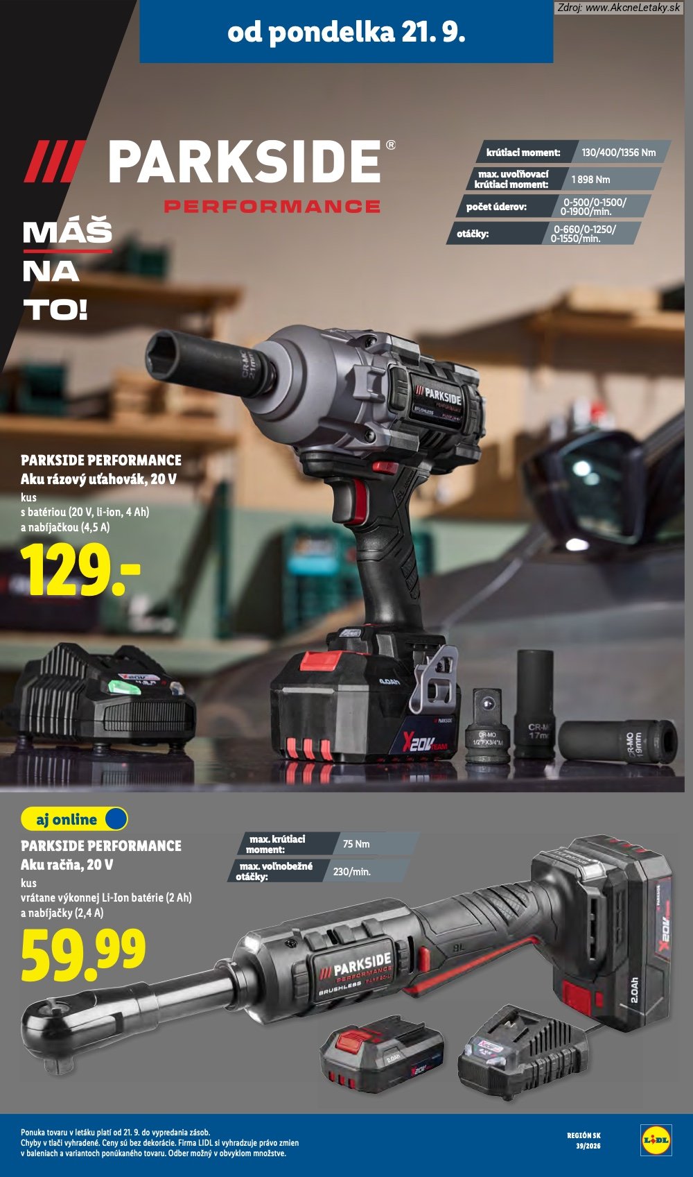 Leták Lidl (21. 9. - 27. 9. 2026) - strana 58 z 102