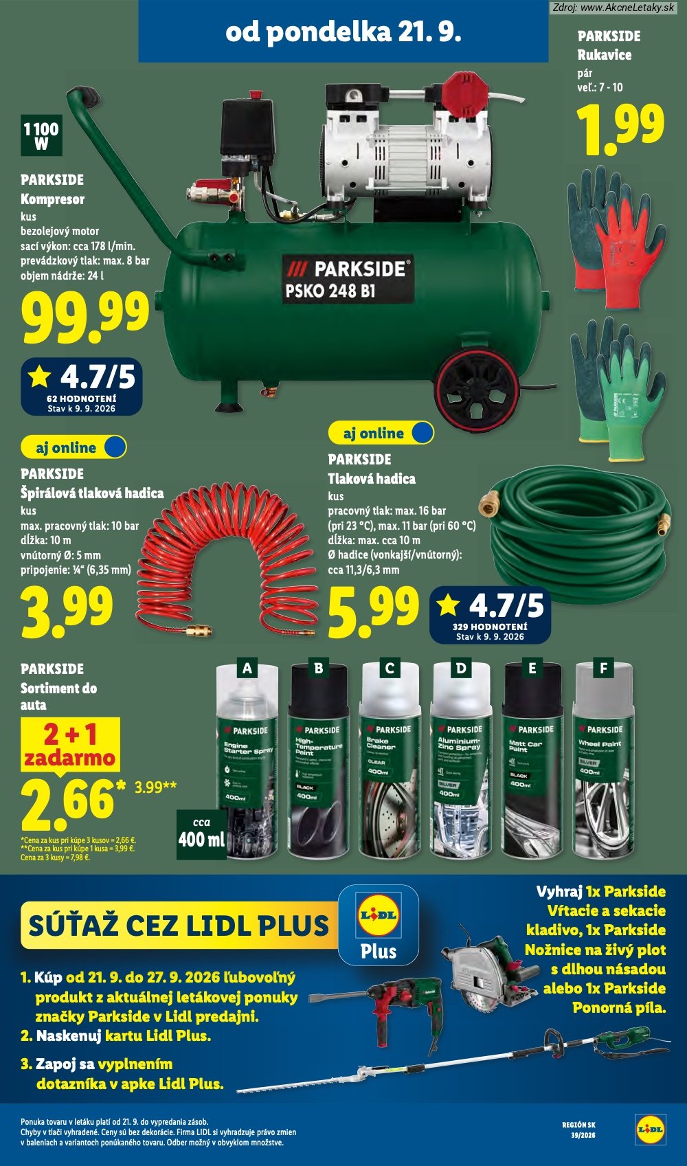 Leták Lidl (21. 9. - 27. 9. 2026) - strana 59 z 102