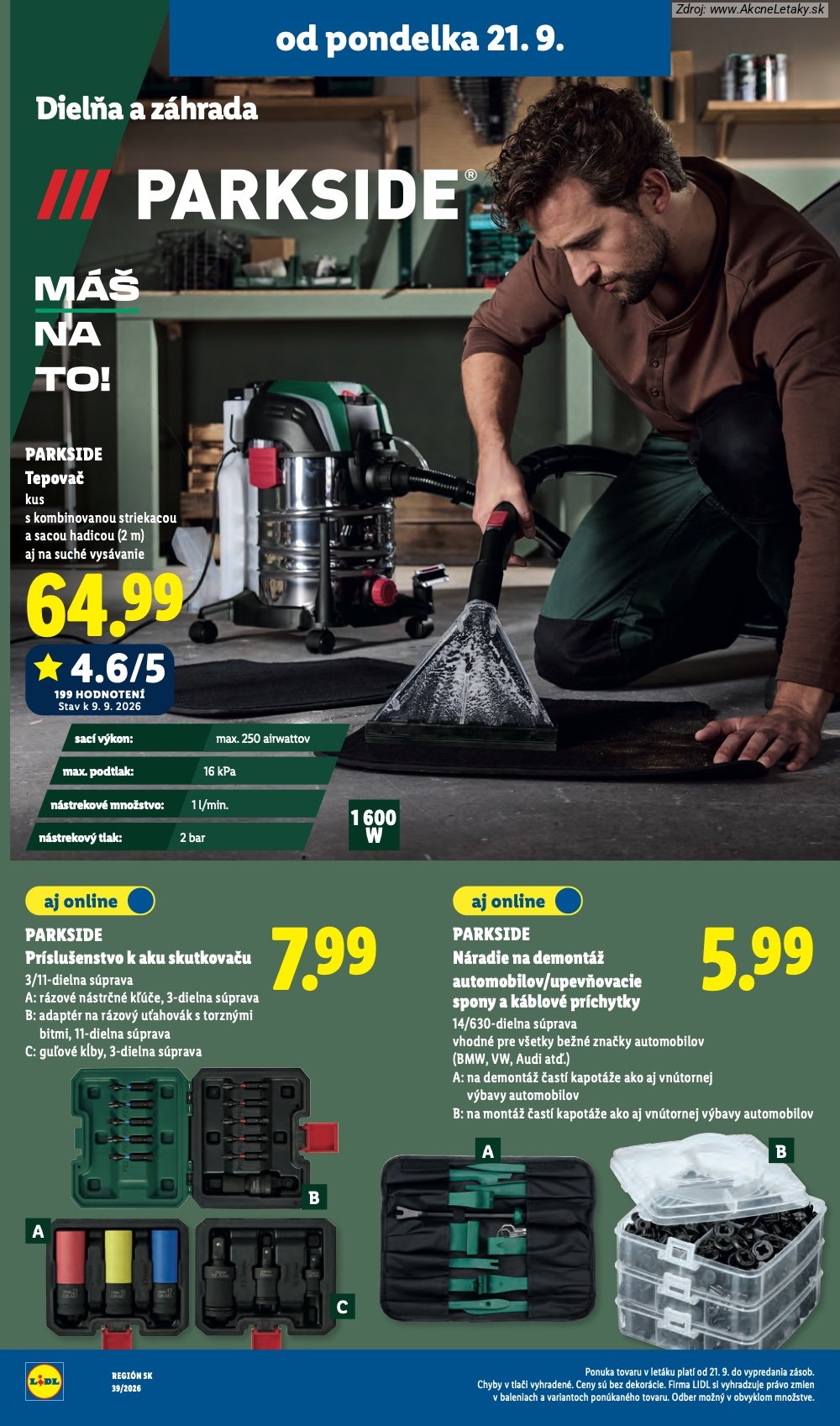 Leták Lidl (21. 9. - 27. 9. 2026) - strana 60 z 102