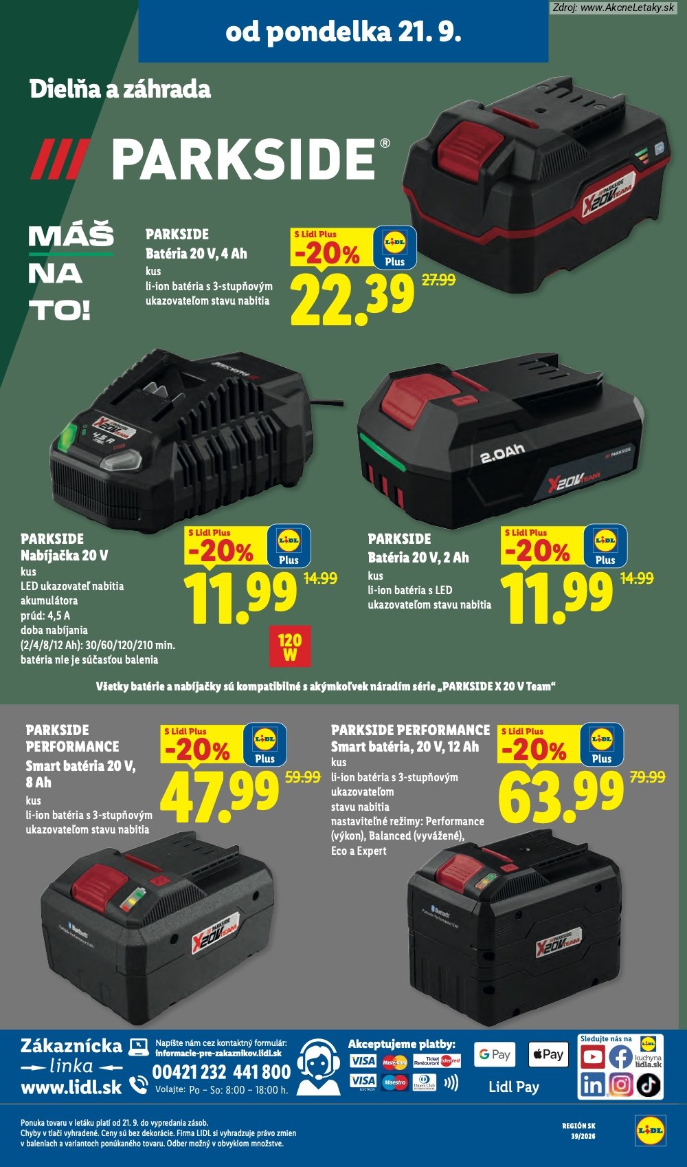 Leták Lidl (21. 9. - 27. 9. 2026) - strana 61 z 102