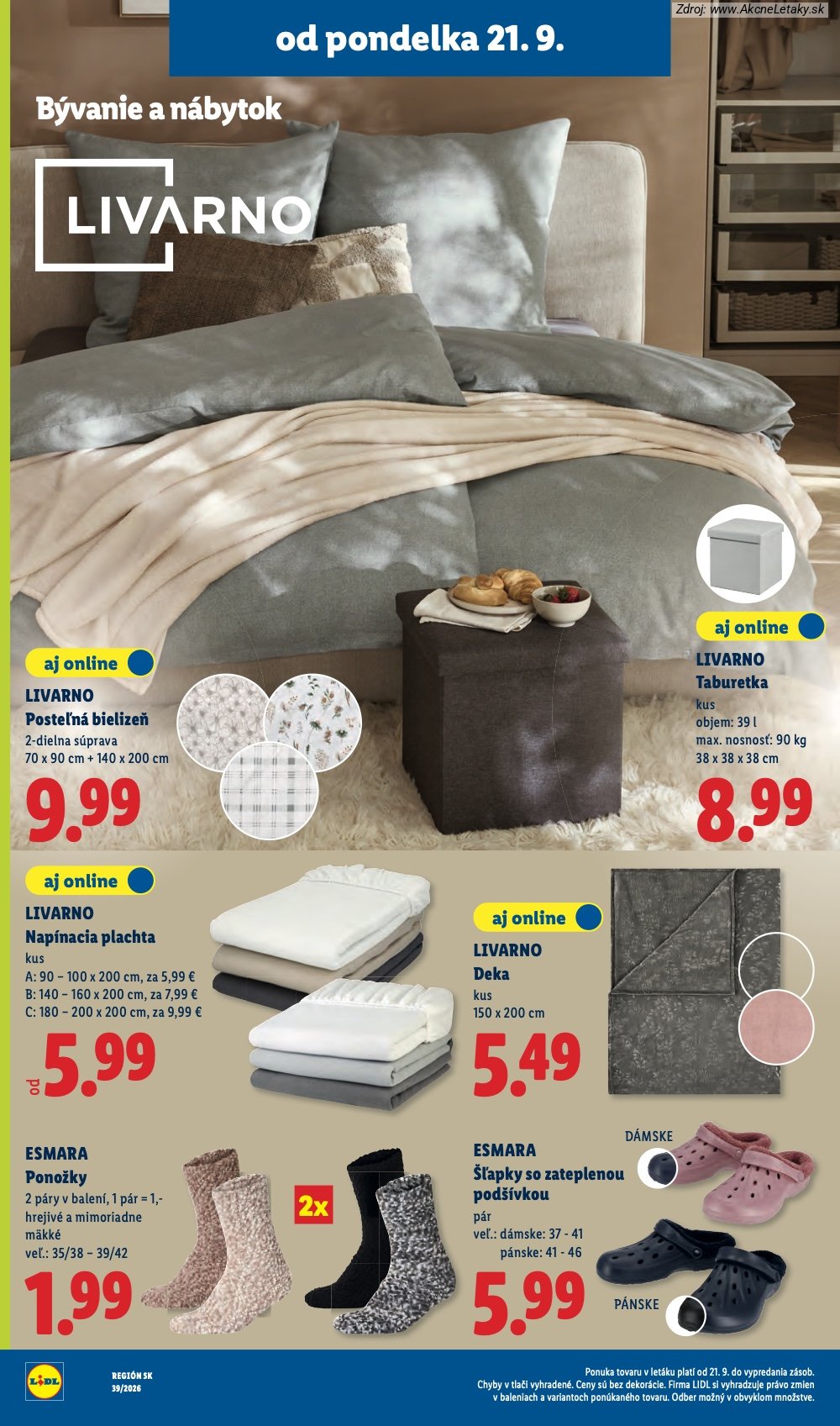 Leták Lidl (21. 9. - 27. 9. 2026) - strana 62 z 102